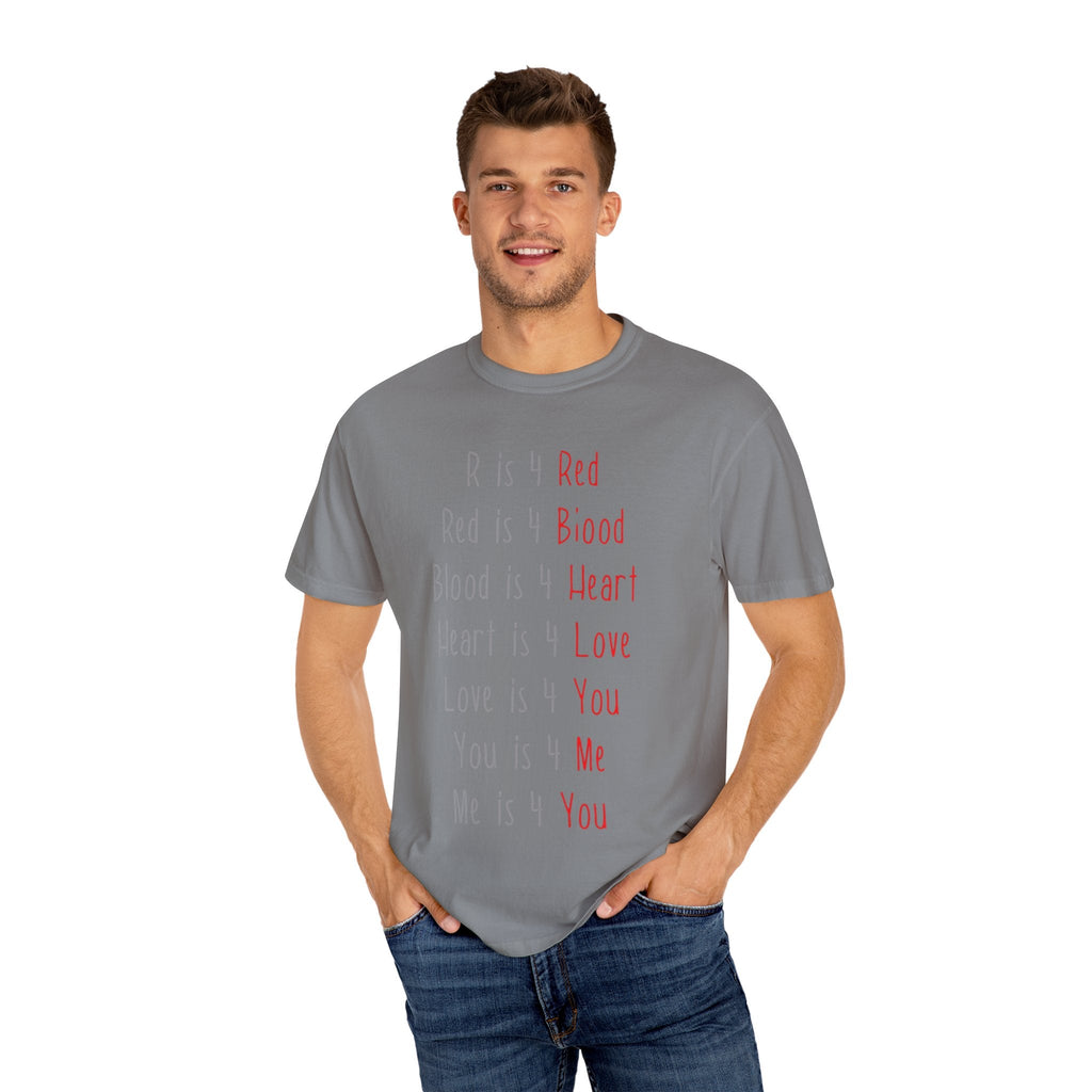 Radiate Positivity Heartfelt Unisex T-Shirt | Love & Connection Design | Gift for Loved Ones, Casual Wear, Valentine's Day, Anniversary, Family Bonding - Metamorphosis Creations