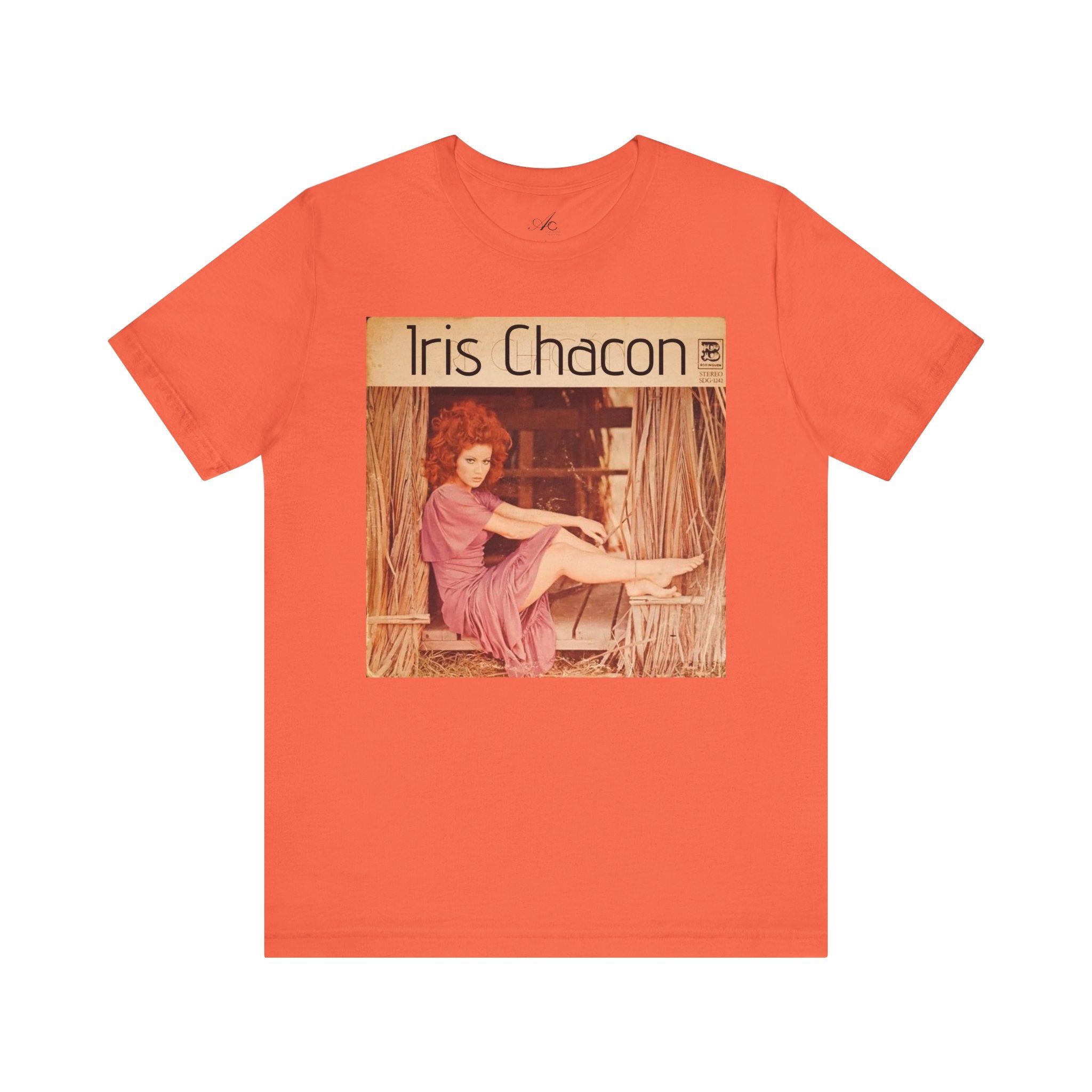 Retro Iris Chacon Unisex Tee, Vintage Music Shirt, Bohemian T-Shirt, Gift for Her, 90s Style Top - Metamorphosis Creations