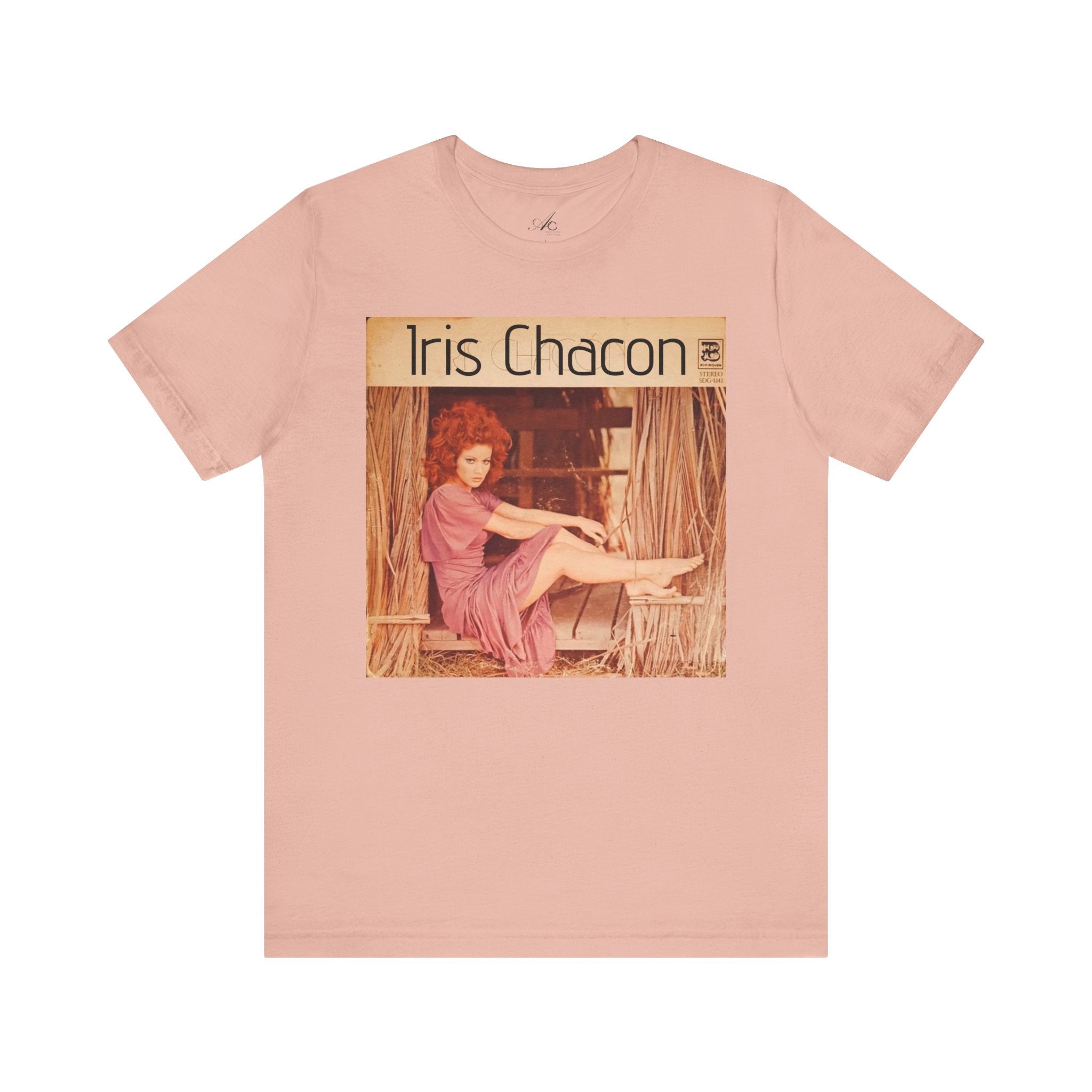 Retro Iris Chacon Unisex Tee, Vintage Music Shirt, Bohemian T-Shirt, Gift for Her, 90s Style Top - Metamorphosis Creations