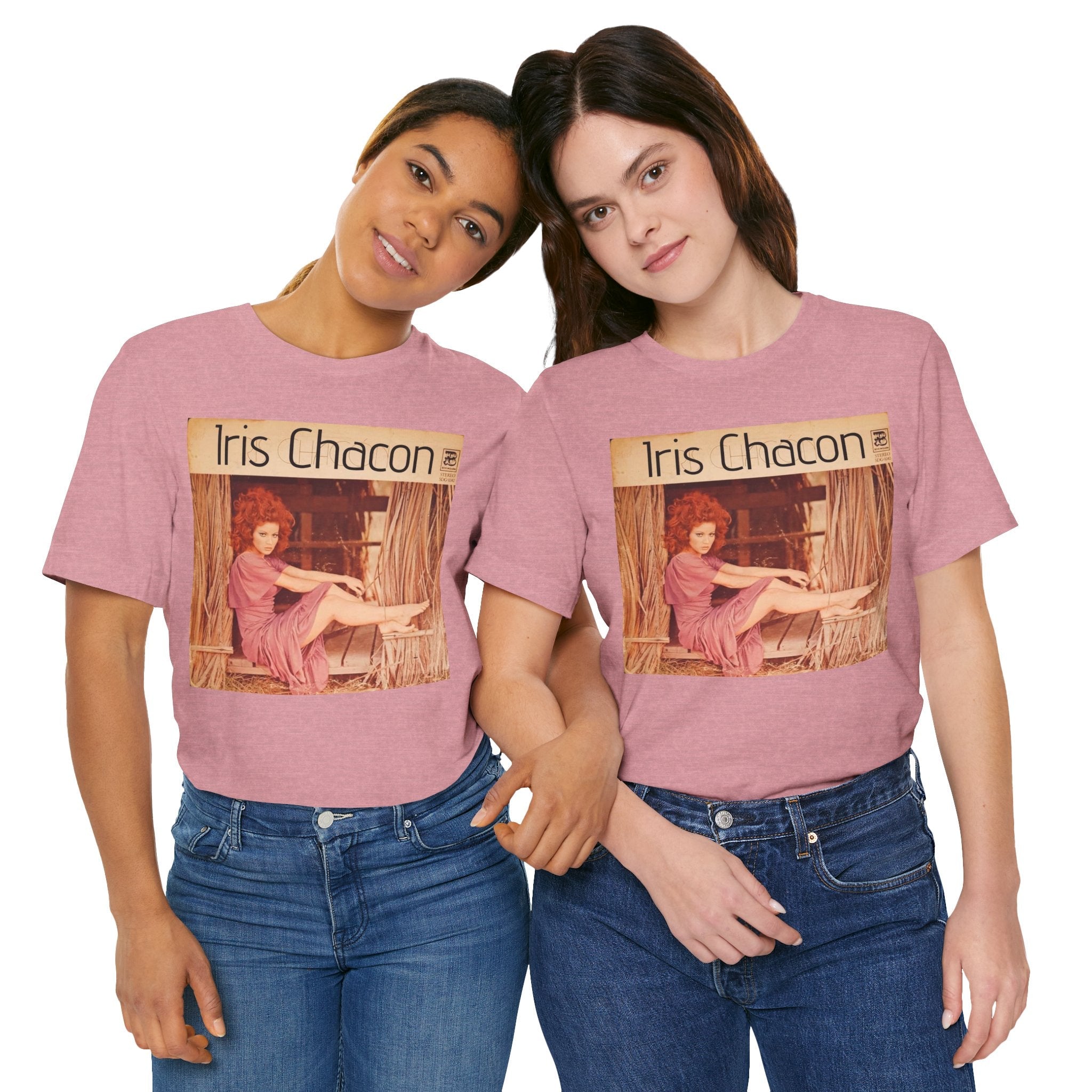 Retro Iris Chacon Unisex Tee, Vintage Music Shirt, Bohemian T-Shirt, Gift for Her, 90s Style Top - Metamorphosis Creations