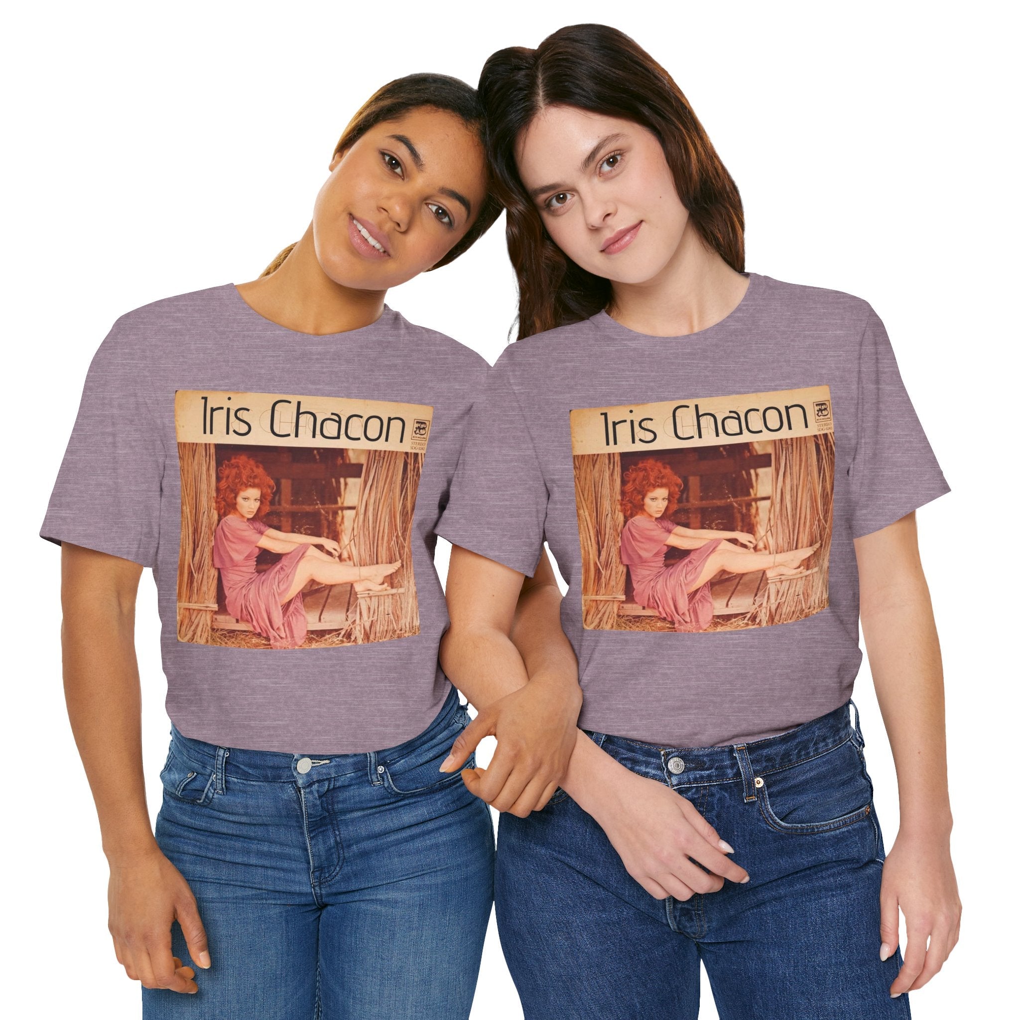 Retro Iris Chacon Unisex Tee, Vintage Music Shirt, Bohemian T-Shirt, Gift for Her, 90s Style Top - Metamorphosis Creations