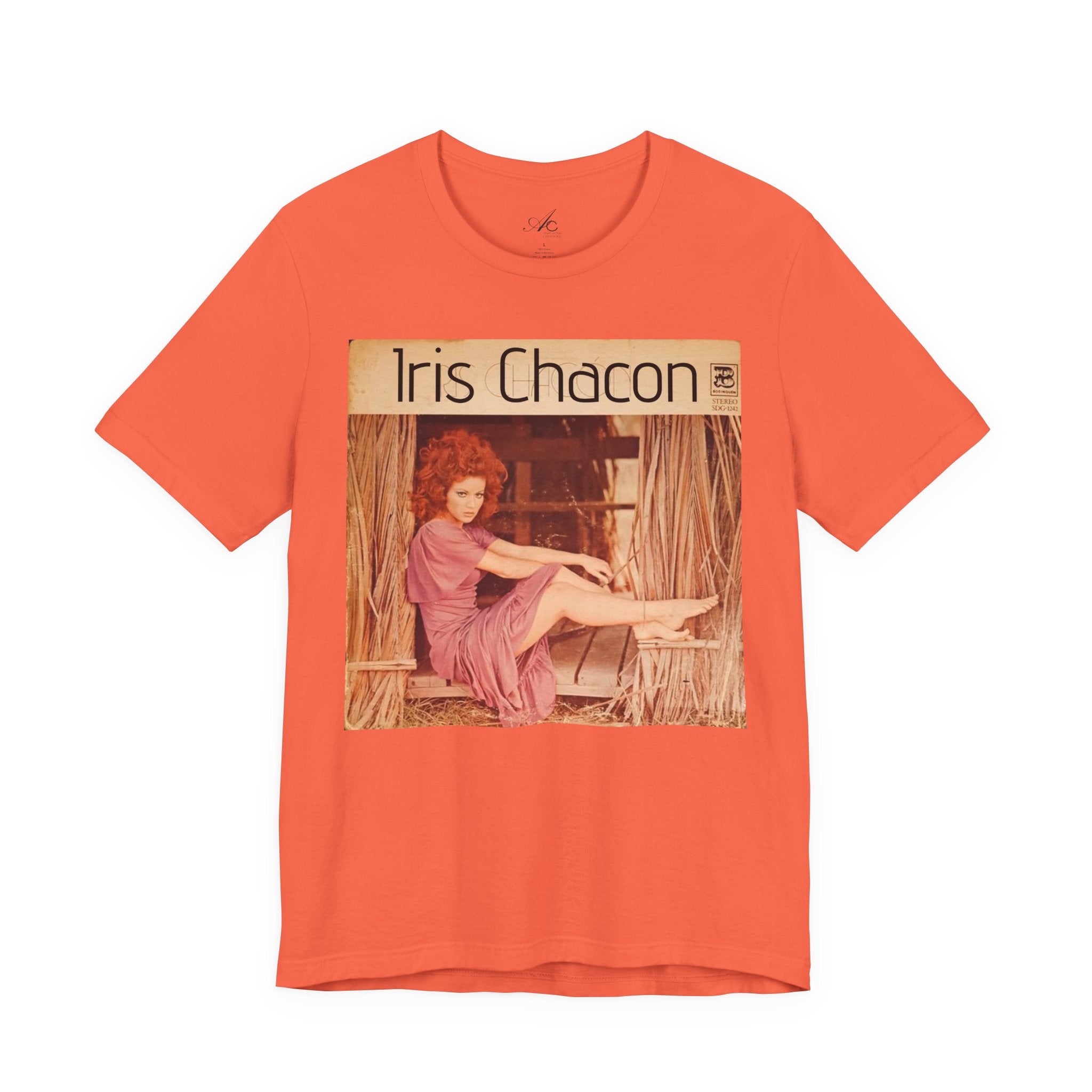 Retro Iris Chacon Unisex Tee, Vintage Music Shirt, Bohemian T-Shirt, Gift for Her, 90s Style Top - Metamorphosis Creations