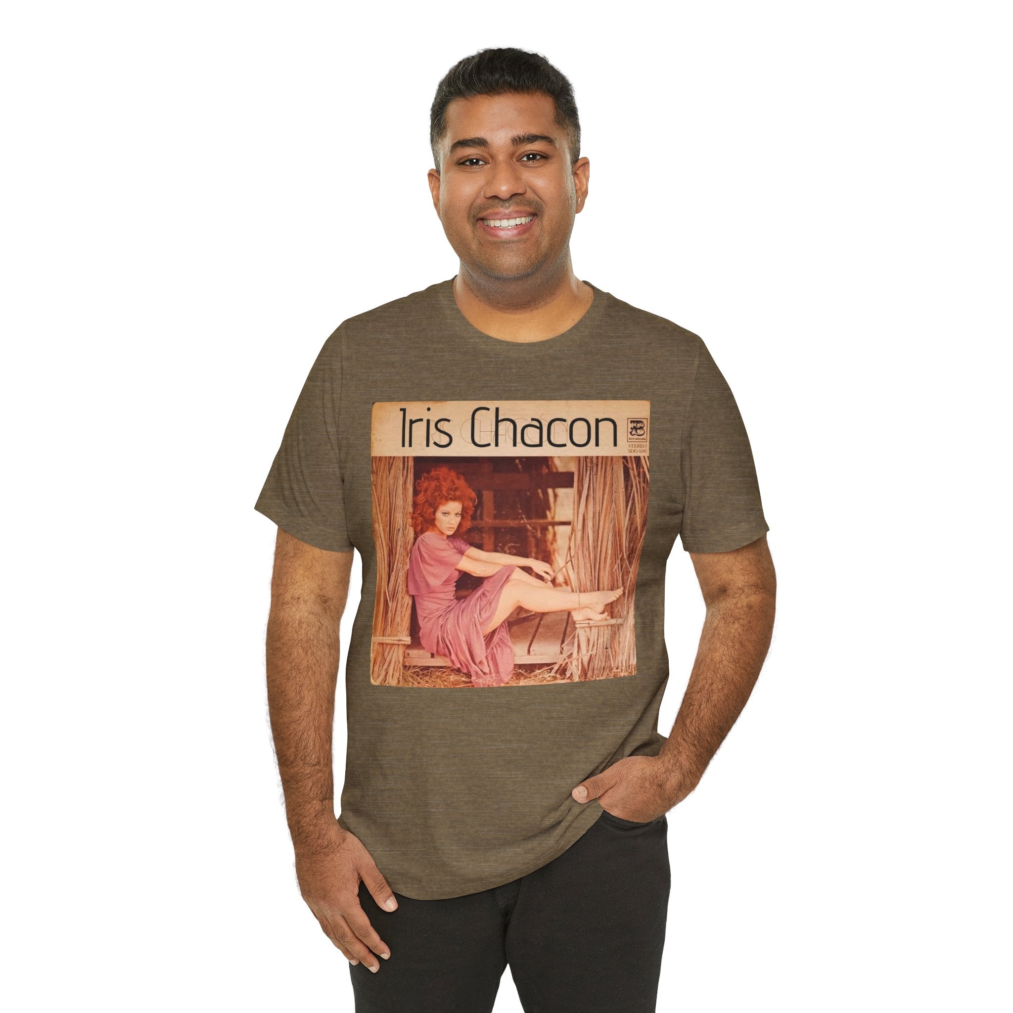 Retro Iris Chacon Unisex Tee, Vintage Music Shirt, Bohemian T-Shirt, Gift for Her, 90s Style Top - Metamorphosis Creations