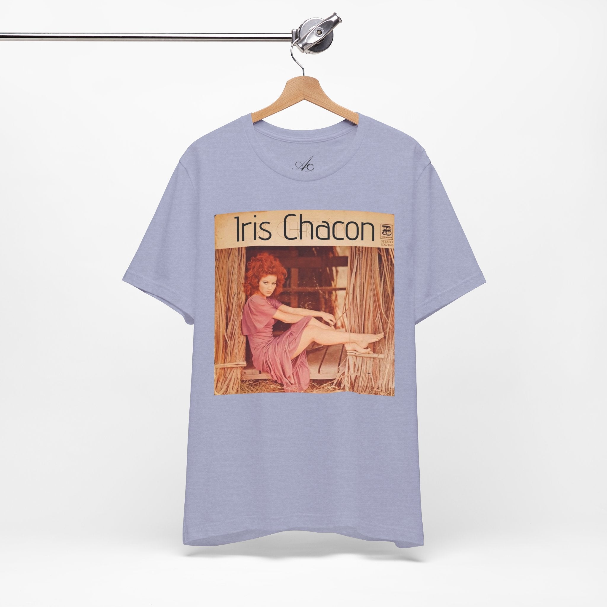 Retro Iris Chacon Unisex Tee, Vintage Music Shirt, Bohemian T-Shirt, Gift for Her, 90s Style Top - Metamorphosis Creations