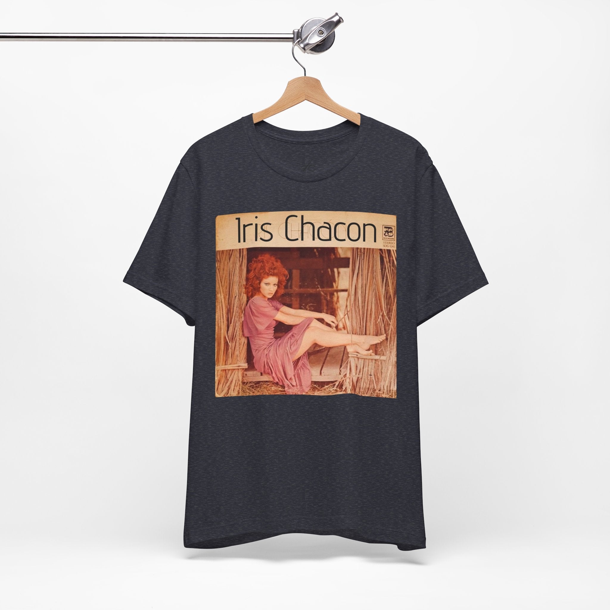 Retro Iris Chacon Unisex Tee, Vintage Music Shirt, Bohemian T-Shirt, Gift for Her, 90s Style Top - Metamorphosis Creations