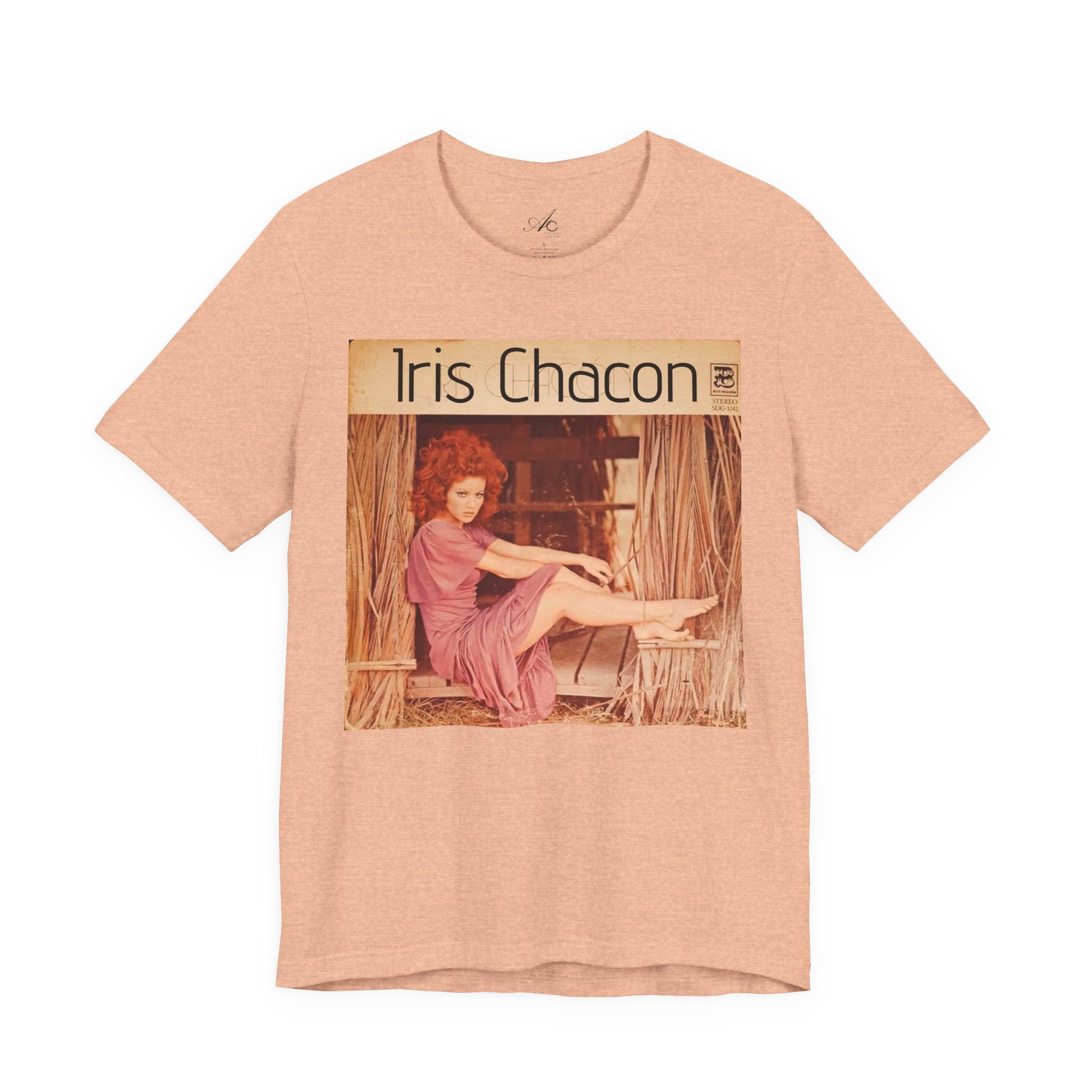 Retro Iris Chacon Unisex Tee, Vintage Music Shirt, Bohemian T-Shirt, Gift for Her, 90s Style Top - Metamorphosis Creations