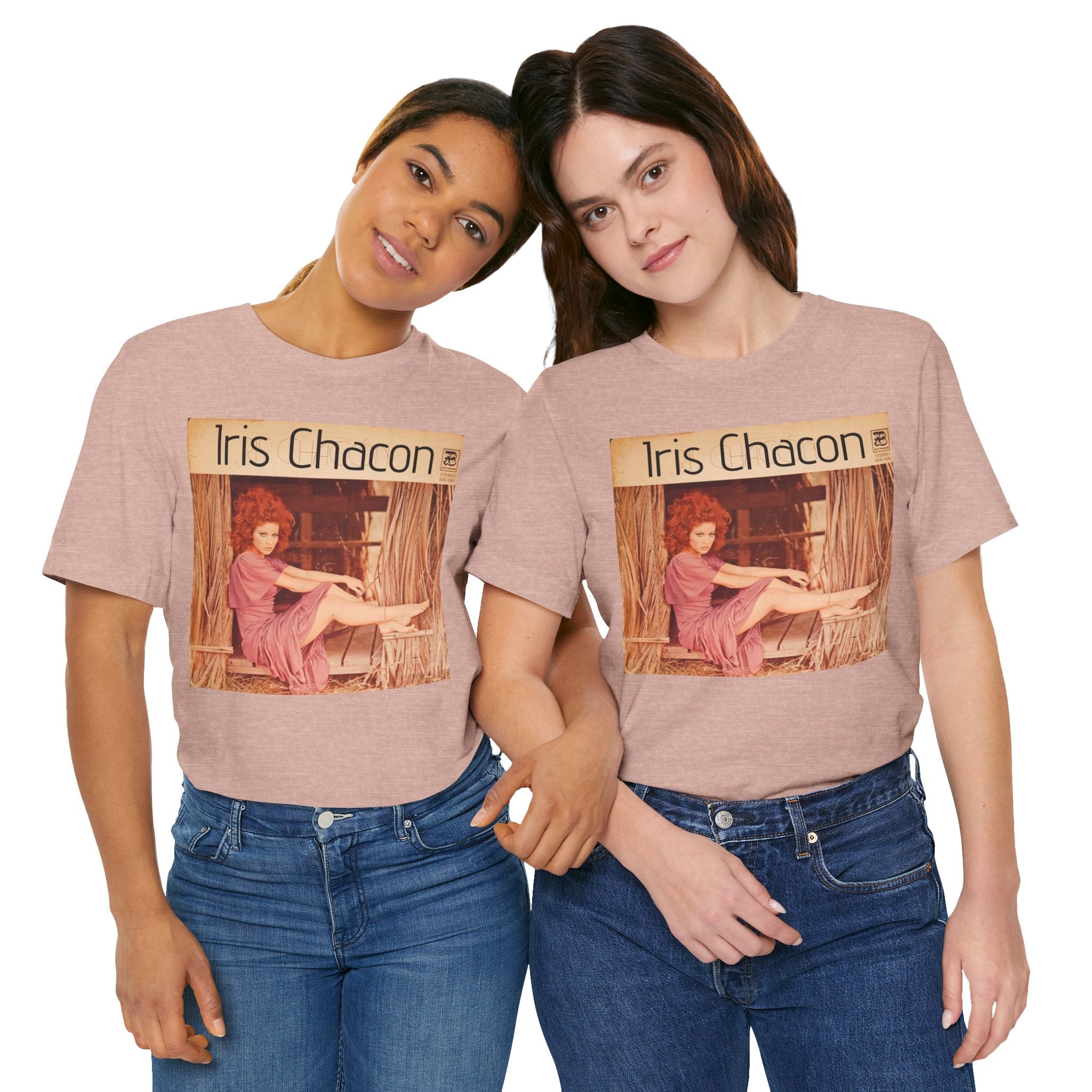 Retro Iris Chacon Unisex Tee, Vintage Music Shirt, Bohemian T-Shirt, Gift for Her, 90s Style Top - Metamorphosis Creations