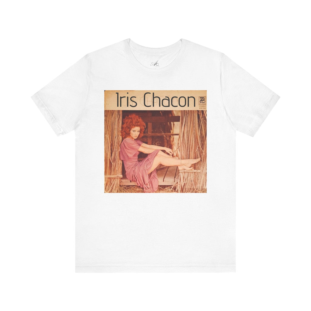 Retro Iris Chacon Unisex Tee, Vintage Music Shirt, Bohemian T-Shirt, Gift for Her, 90s Style Top - Metamorphosis Creations