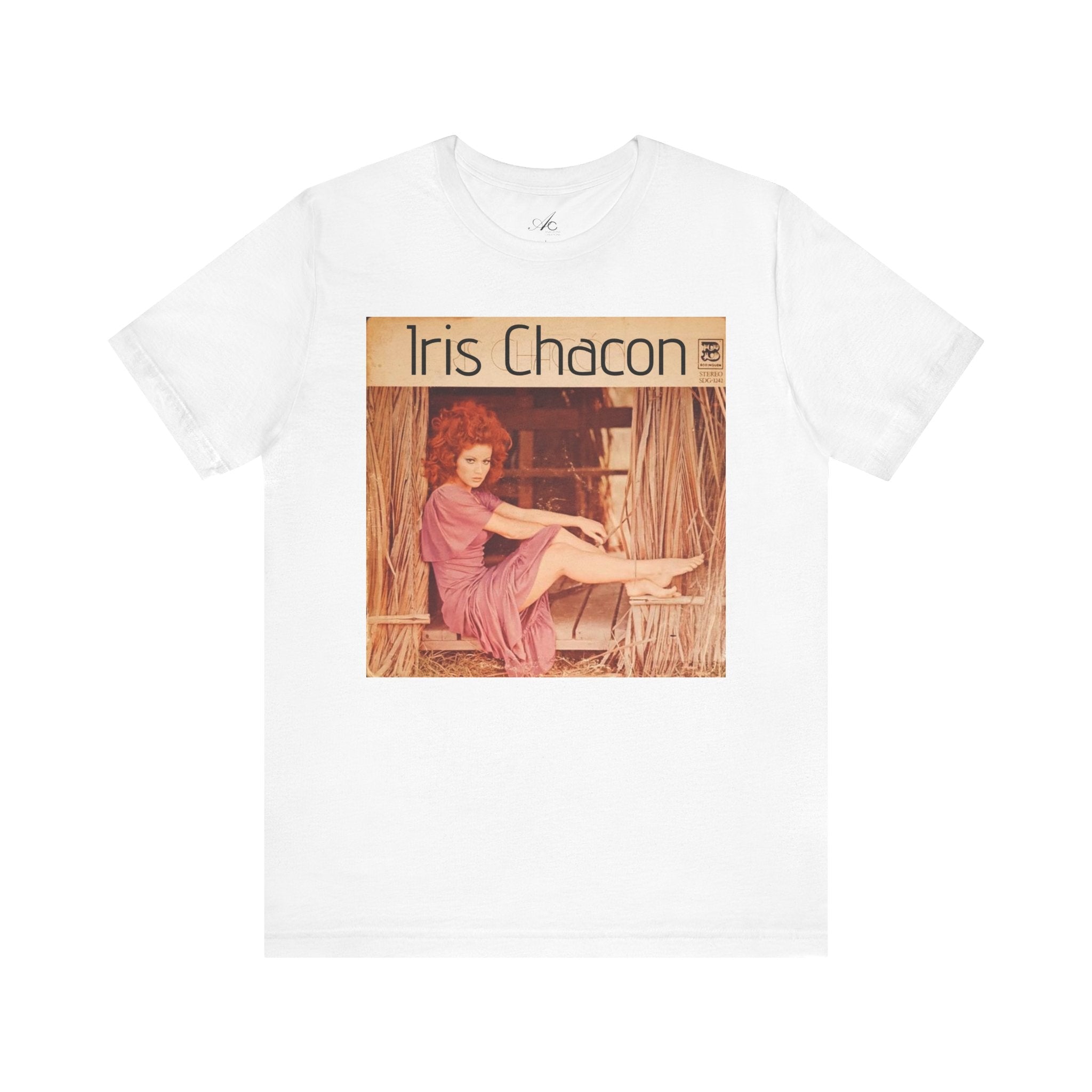 Retro Iris Chacon Unisex Tee, Vintage Music Shirt, Bohemian T-Shirt, Gift for Her, 90s Style Top - Metamorphosis Creations