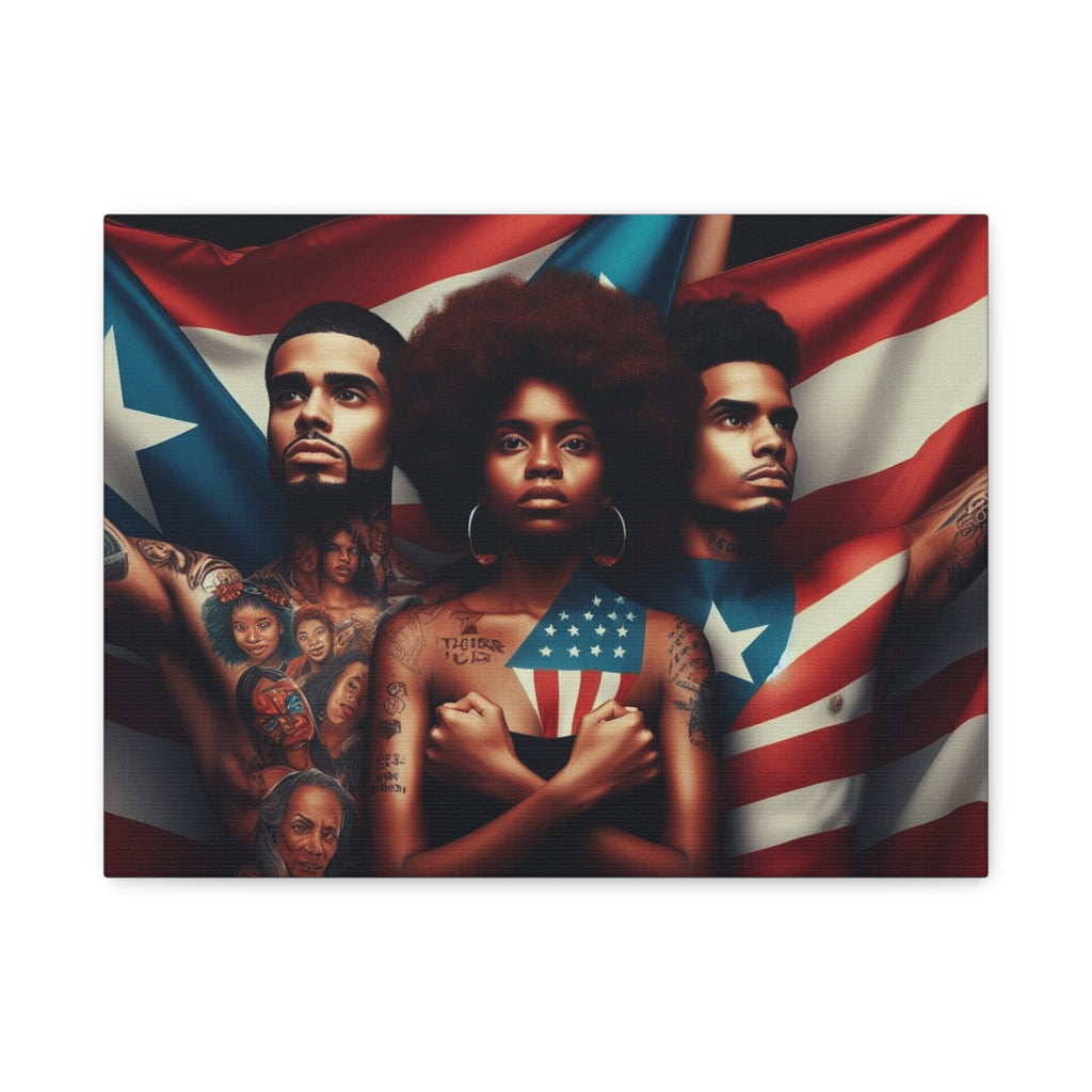 Rooted in Culture, Radiating Power Puerto Rican Wall Art, Unique Gift, Empowering Decor - Metamorphosis Creations