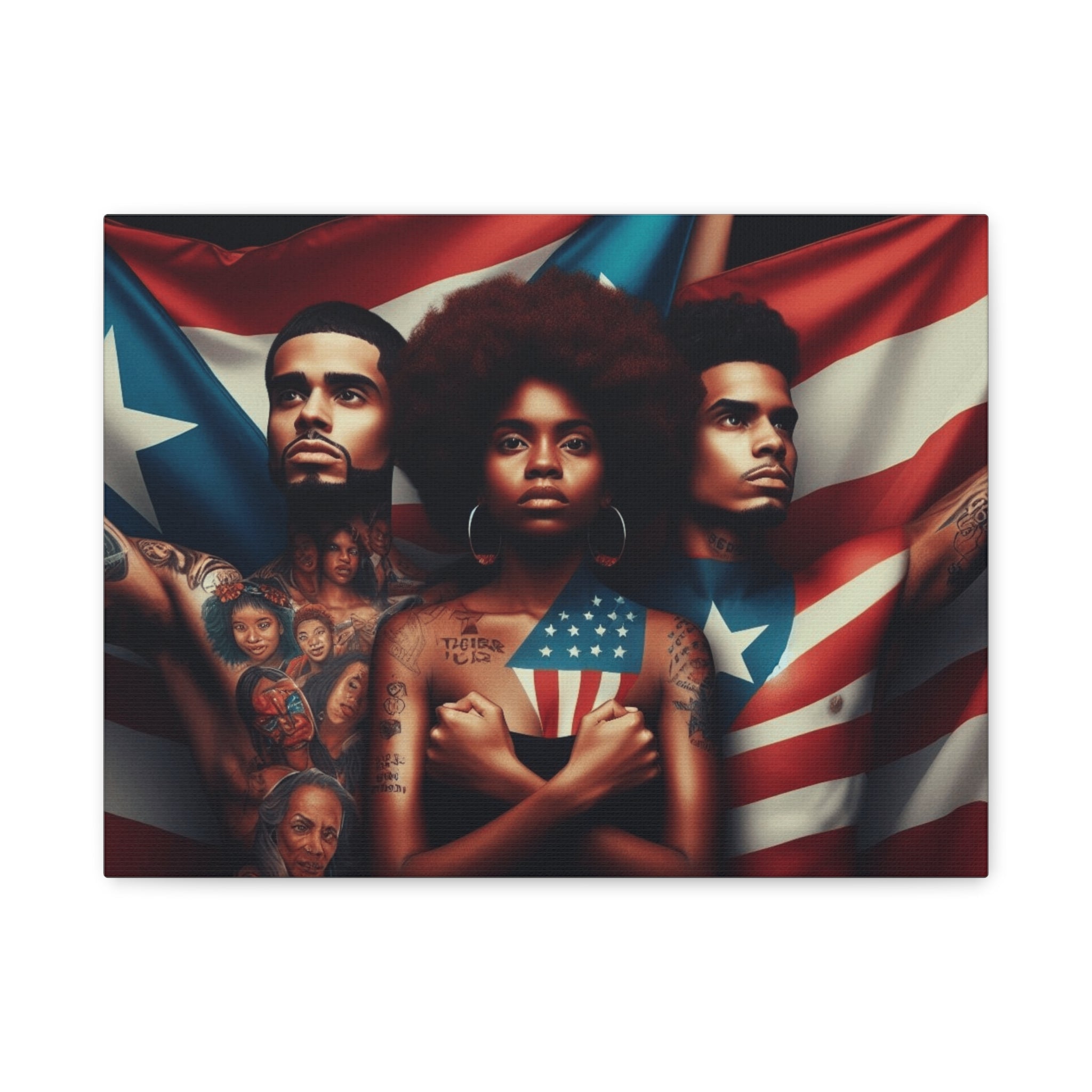 Rooted in Culture, Radiating Power Puerto Rican Wall Art, Unique Gift, Empowering Decor - Metamorphosis Creations
