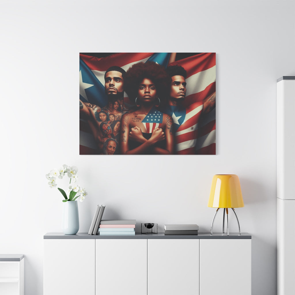 Rooted in Culture, Radiating Power Puerto Rican Wall Art, Unique Gift, Empowering Decor - Metamorphosis Creations