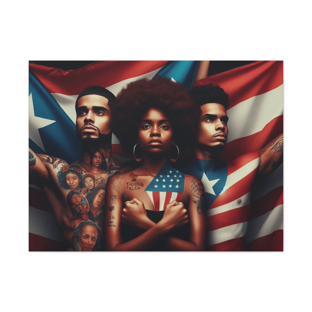 Rooted in Culture, Radiating Power Puerto Rican Wall Art, Unique Gift, Empowering Decor - Metamorphosis Creations