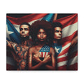 Rooted in Culture, Radiating Power Puerto Rican Wall Art, Unique Gift, Empowering Decor - Metamorphosis Creations