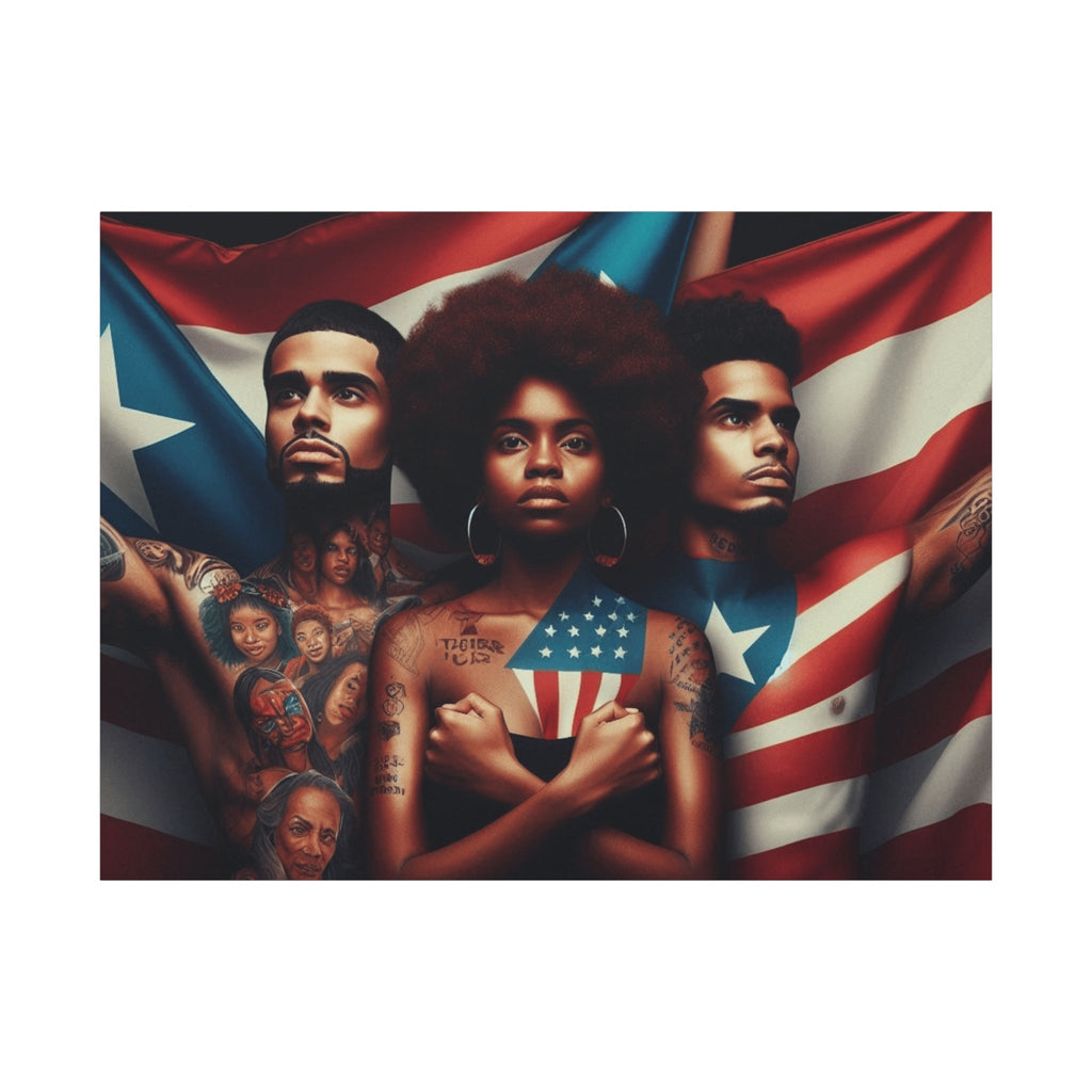 Rooted in Culture, Radiating Power Puerto Rican Wall Art, Unique Gift, Empowering Decor - Metamorphosis Creations