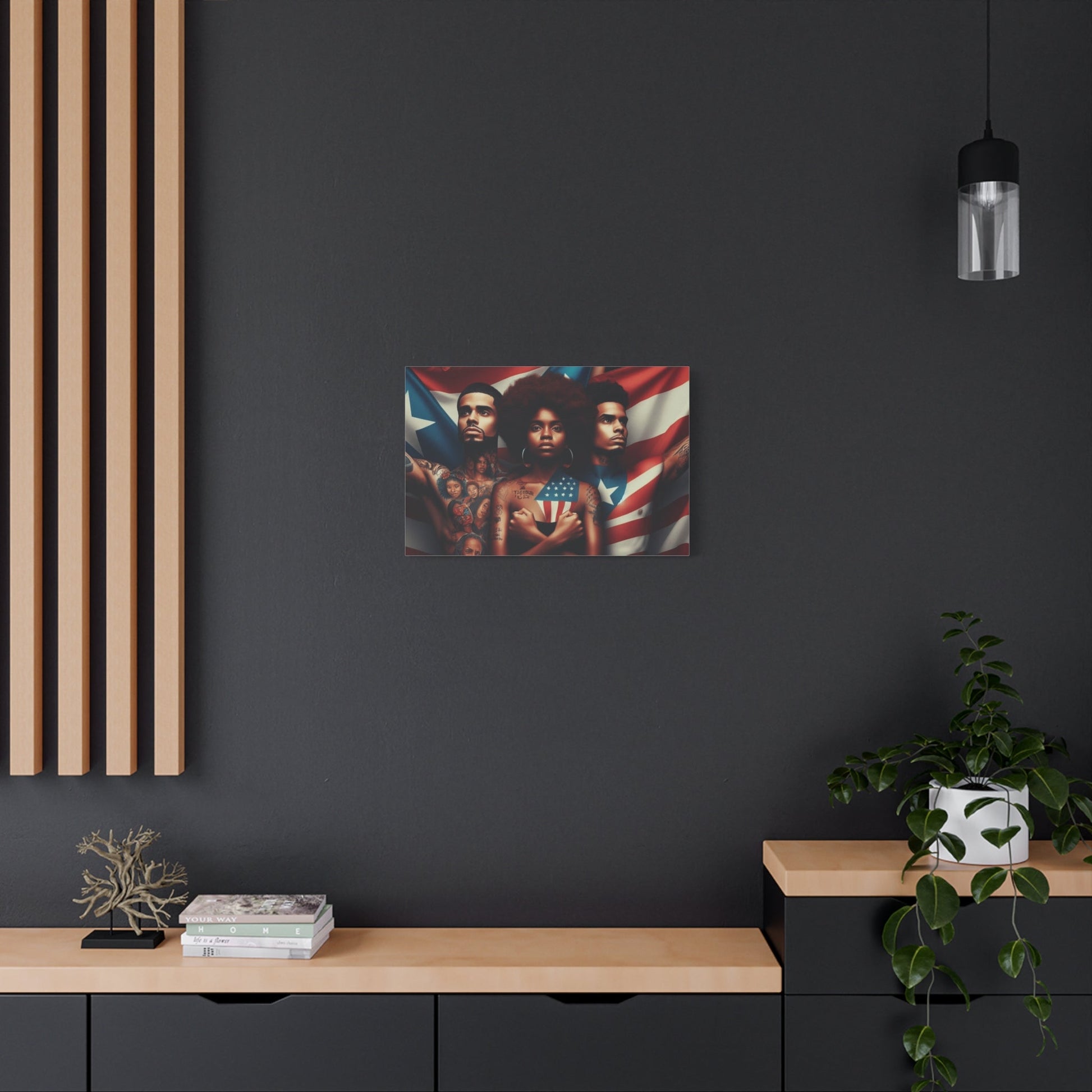 Rooted in Culture, Radiating Power Puerto Rican Wall Art, Unique Gift, Empowering Decor - Metamorphosis Creations