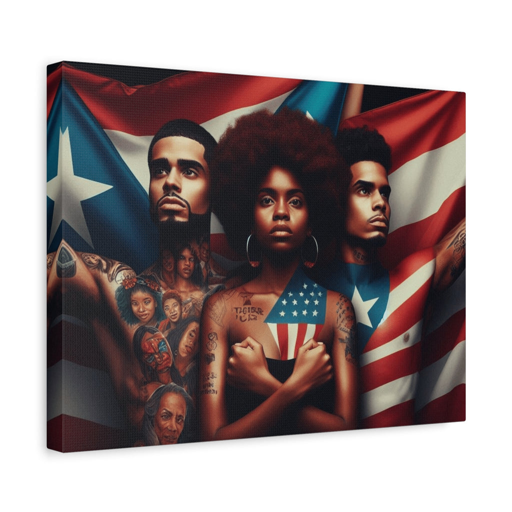 Rooted in Culture, Radiating Power Puerto Rican Wall Art, Unique Gift, Empowering Decor - Metamorphosis Creations