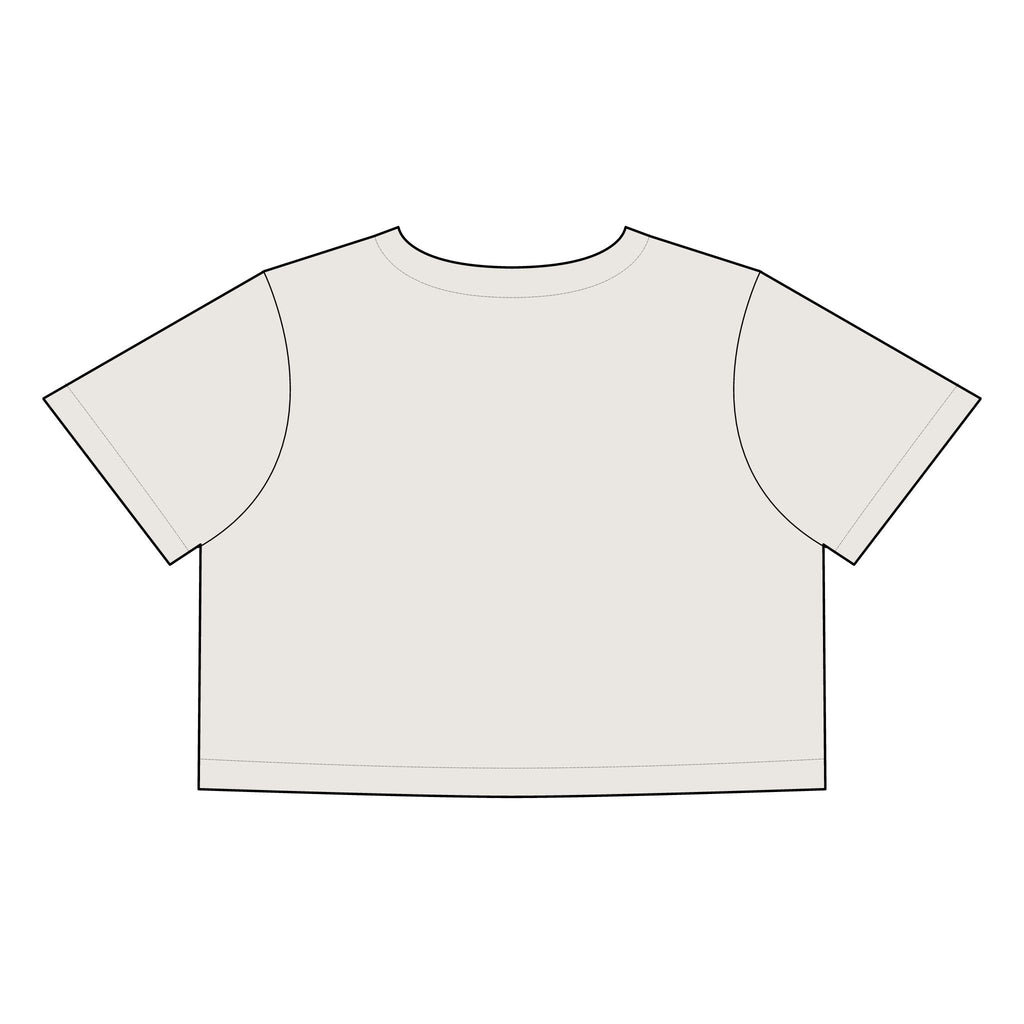 Salsa Brava PR Pride Crop Tee, Women's Faded Crop Top, Casual Summer Tee, Festival Wear, Gift for Texas Lovers - Metamorphosis Creations