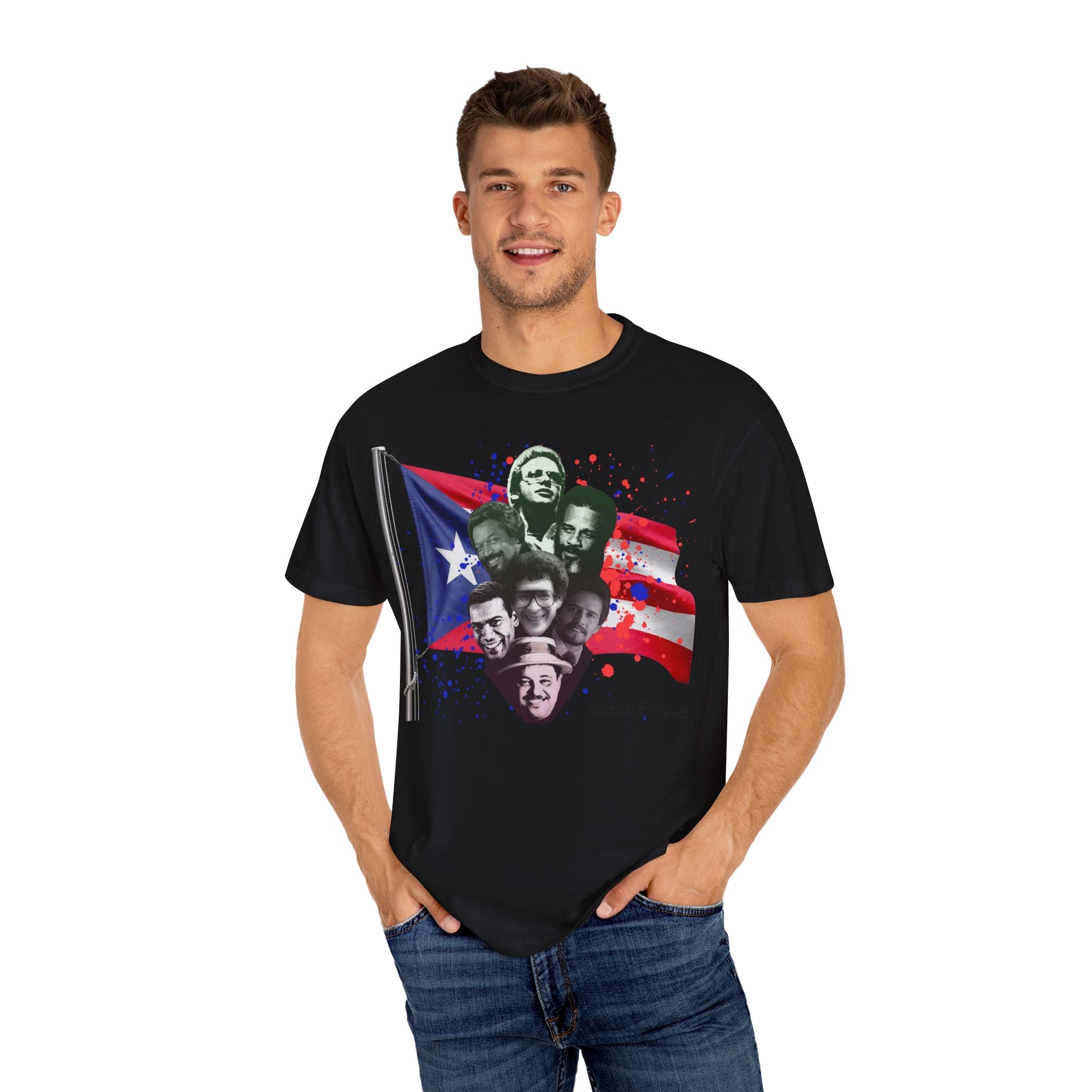 Salsa Brava T-Shirt, Vibrant Puerto Rican Pride Shirt, Gift for Salsa Lovers, Unisex Festival Tee, Caribbean Culture Apparel - Metamorphosis Creations