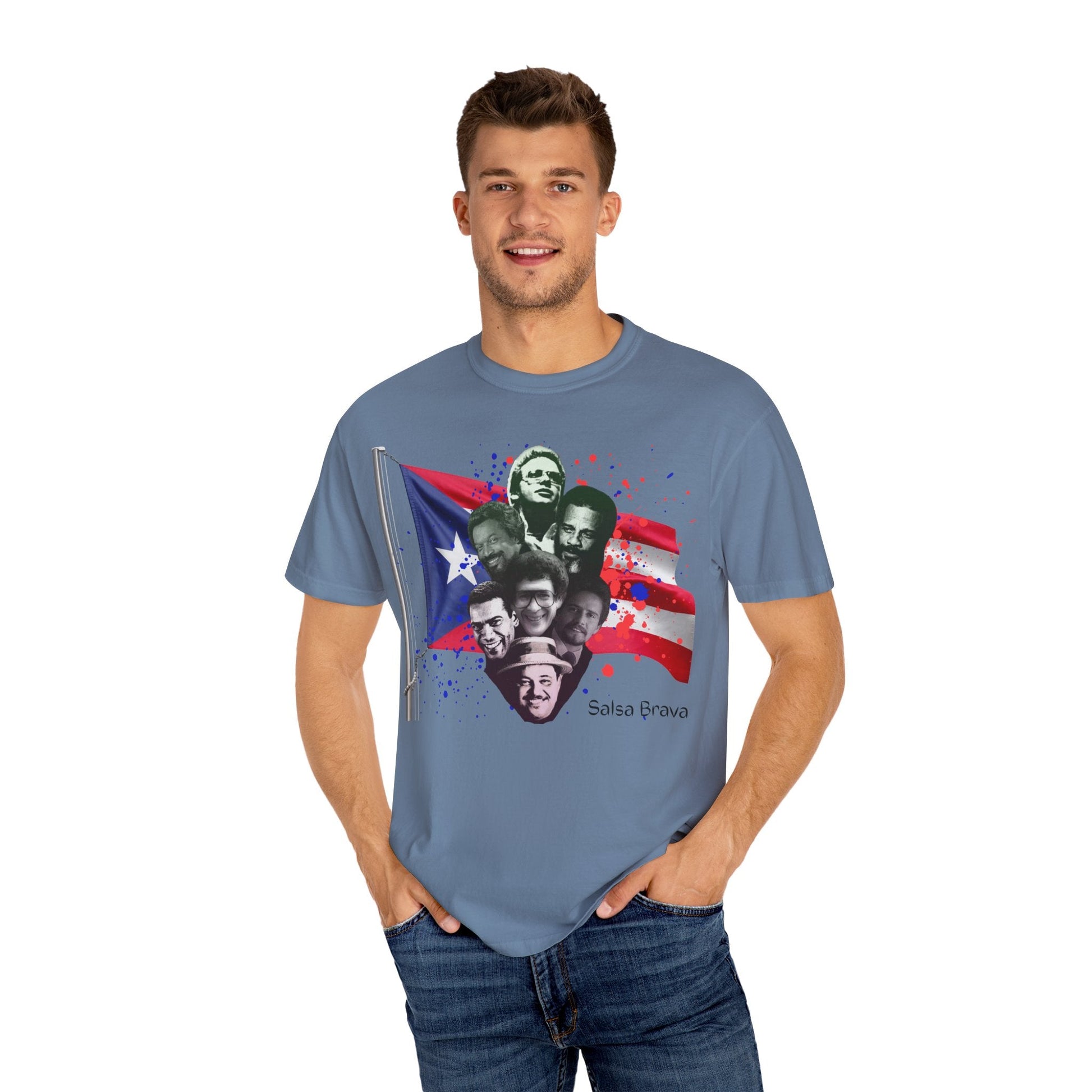 Salsa Brava T-Shirt, Vibrant Puerto Rican Pride Shirt, Gift for Salsa Lovers, Unisex Festival Tee, Caribbean Culture Apparel - Metamorphosis Creations