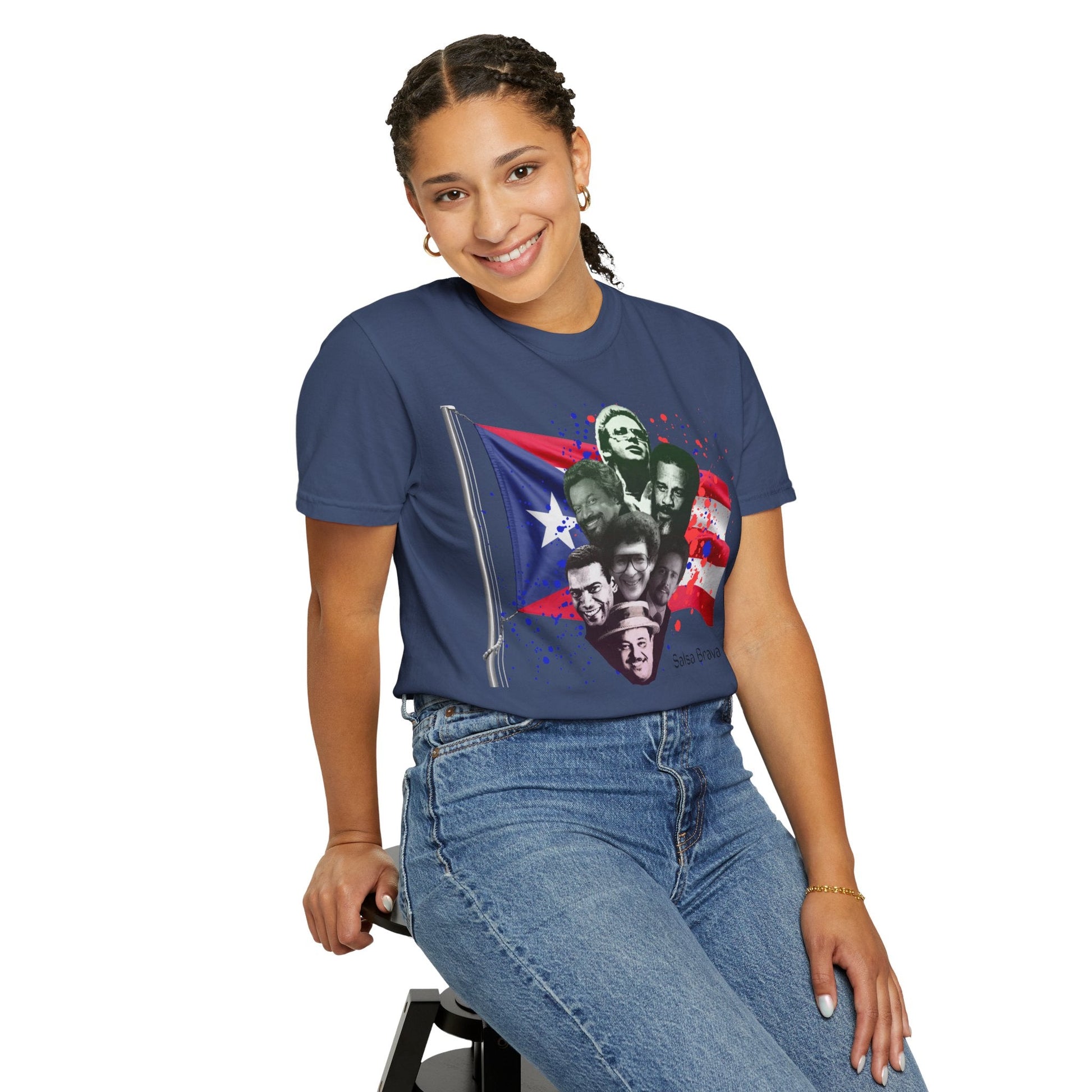Salsa Brava T-Shirt, Vibrant Puerto Rican Pride Shirt, Gift for Salsa Lovers, Unisex Festival Tee, Caribbean Culture Apparel - Metamorphosis Creations