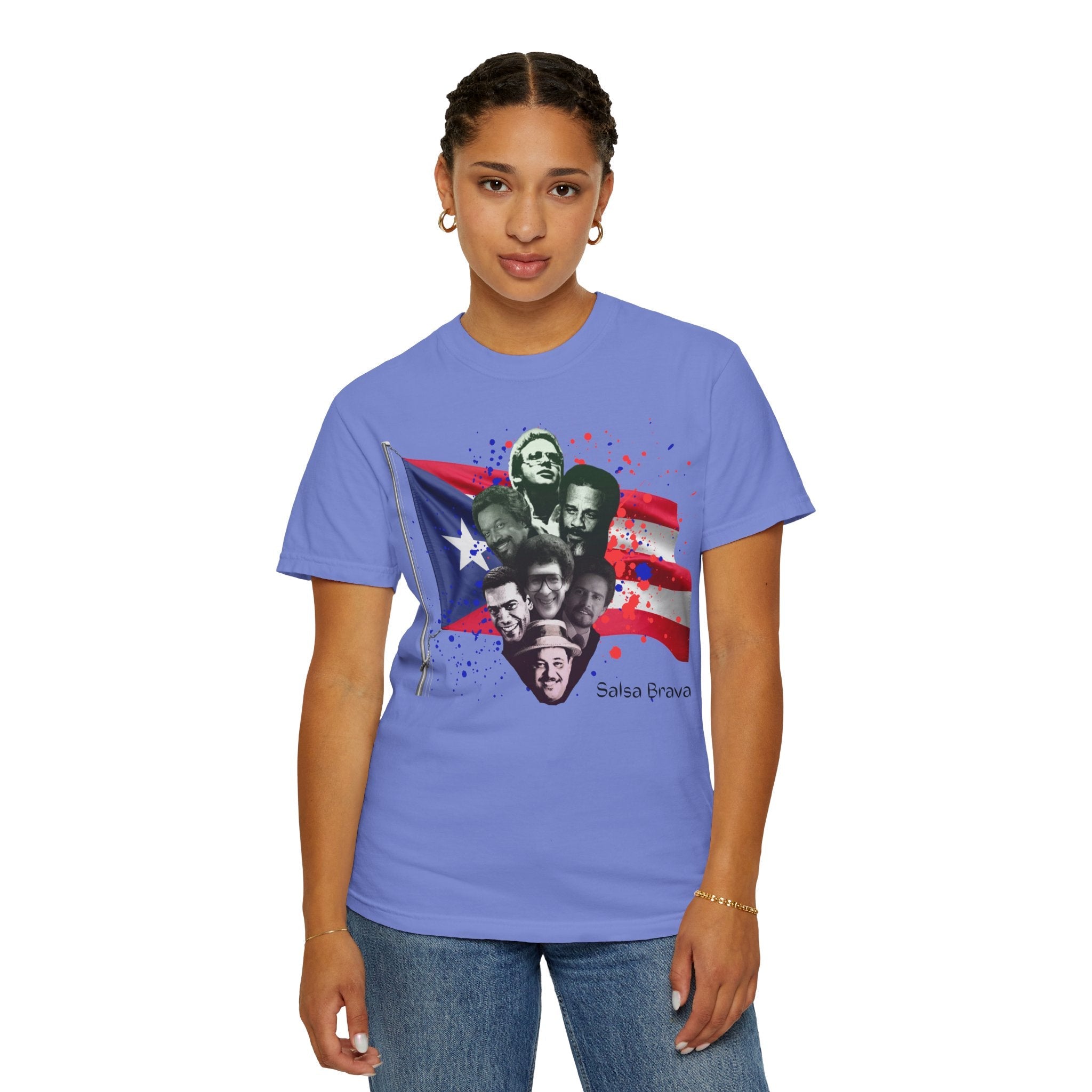 Salsa Brava T-Shirt, Vibrant Puerto Rican Pride Shirt, Gift for Salsa Lovers, Unisex Festival Tee, Caribbean Culture Apparel - Metamorphosis Creations