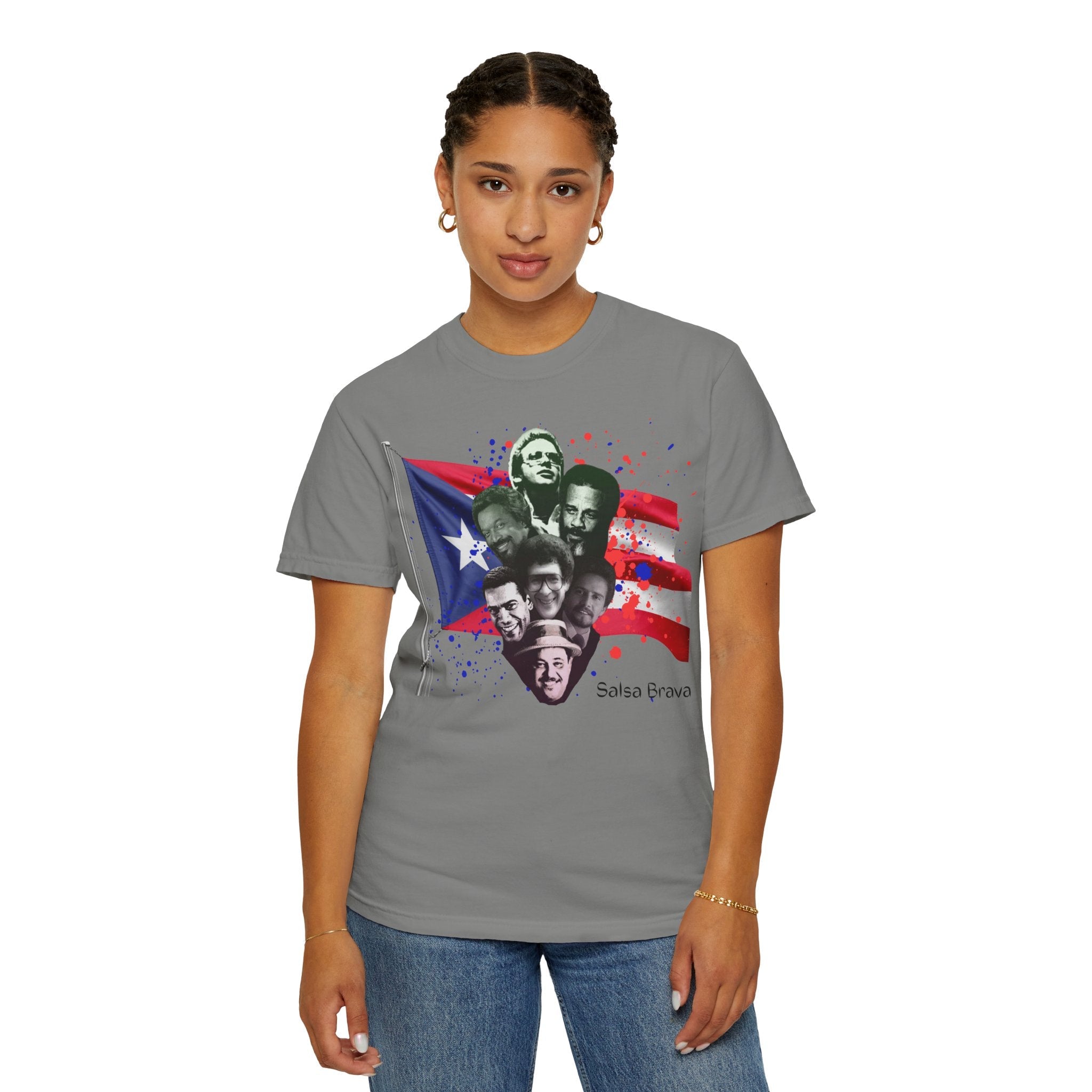 Salsa Brava T-Shirt, Vibrant Puerto Rican Pride Shirt, Gift for Salsa Lovers, Unisex Festival Tee, Caribbean Culture Apparel - Metamorphosis Creations