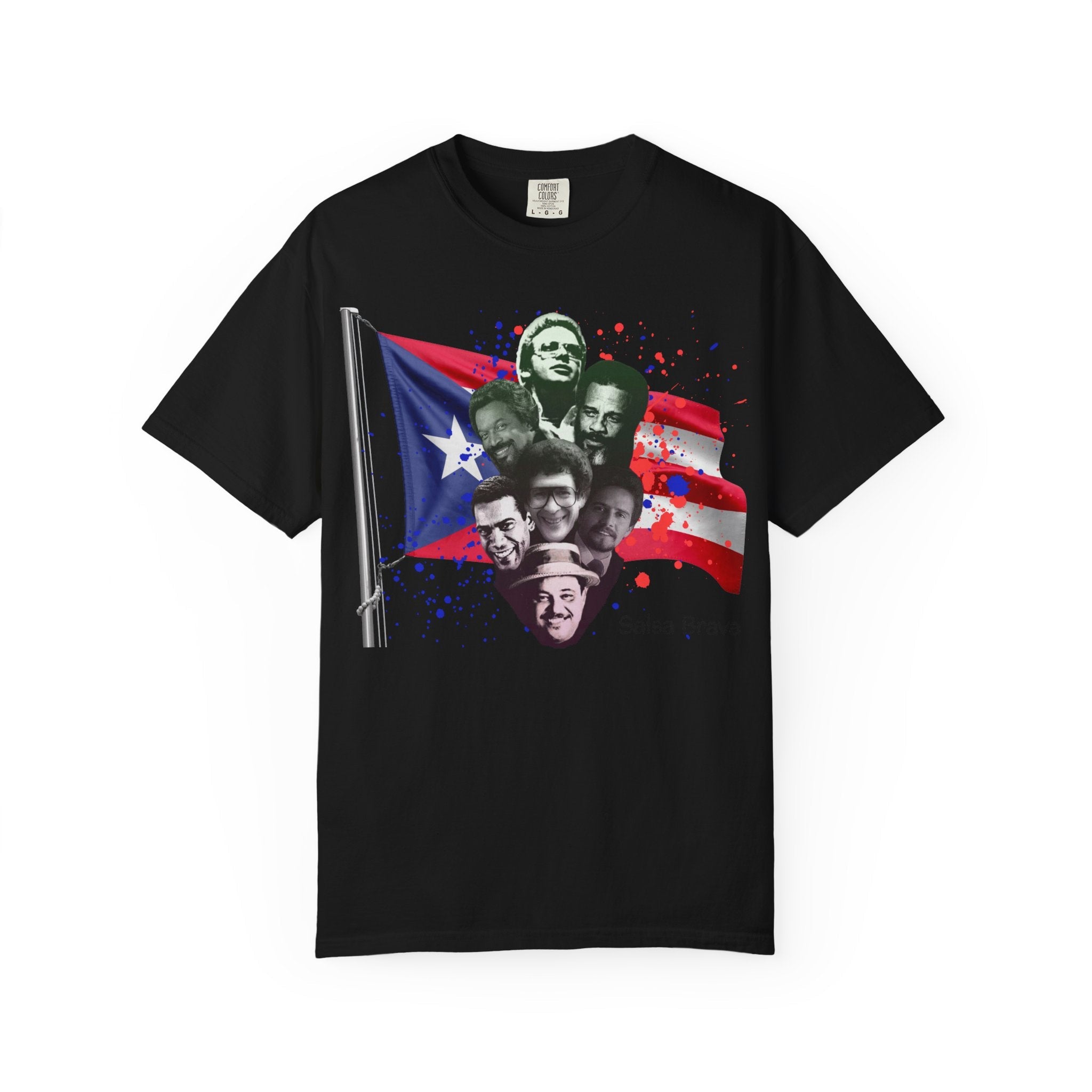 Salsa Brava T-Shirt, Vibrant Puerto Rican Pride Shirt, Gift for Salsa Lovers, Unisex Festival Tee, Caribbean Culture Apparel - Metamorphosis Creations