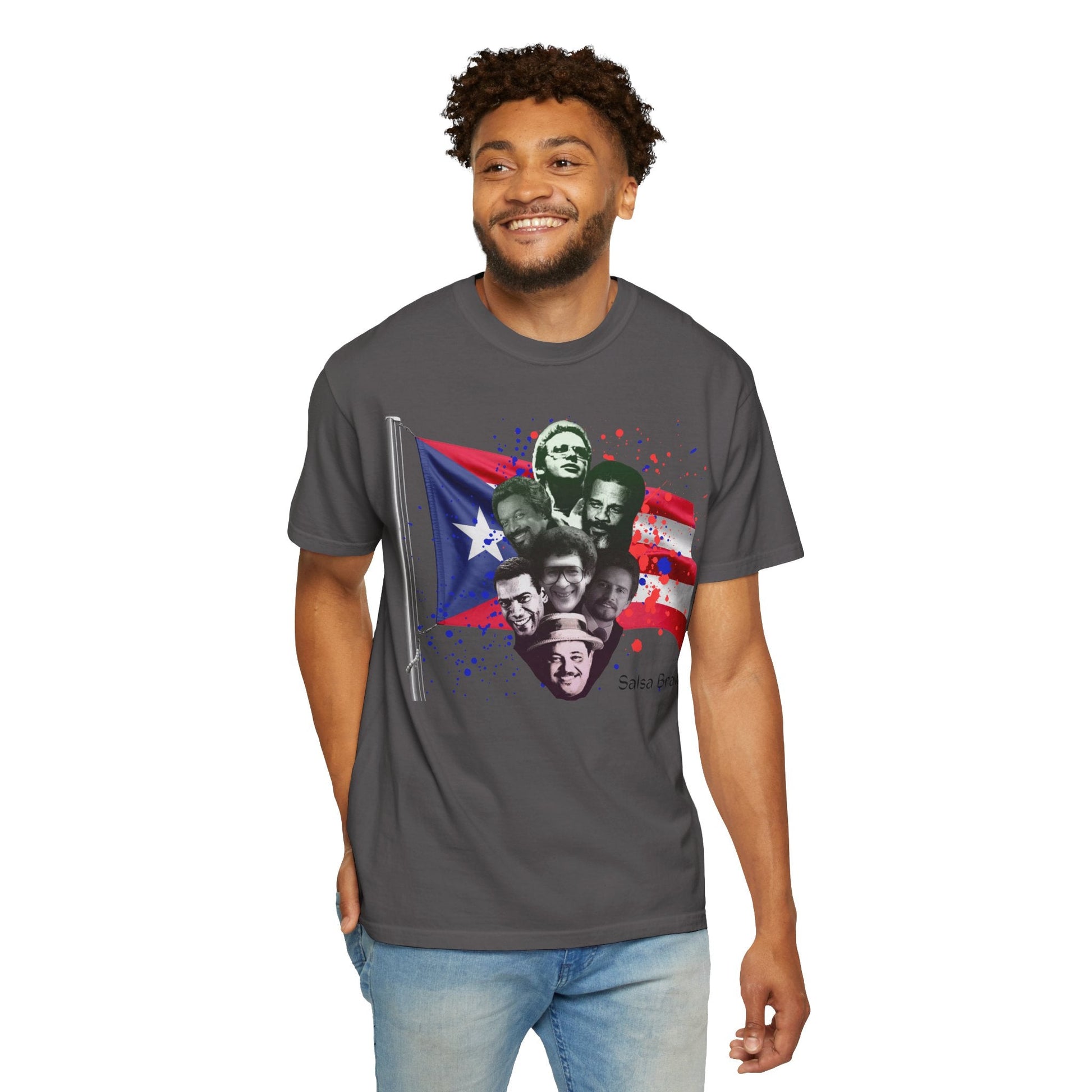 Salsa Brava T-Shirt, Vibrant Puerto Rican Pride Shirt, Gift for Salsa Lovers, Unisex Festival Tee, Caribbean Culture Apparel - Metamorphosis Creations