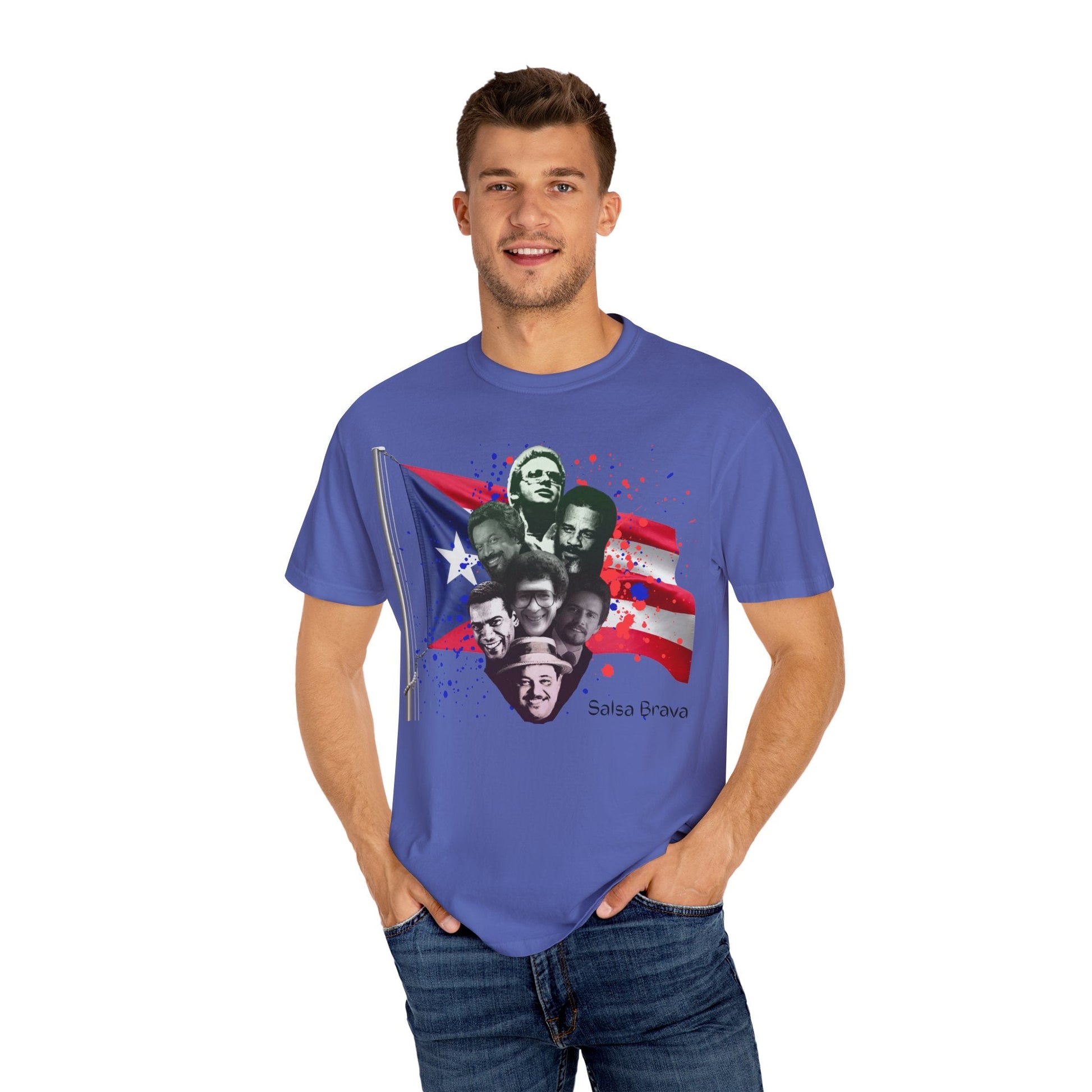 Salsa Brava T-Shirt, Vibrant Puerto Rican Pride Shirt, Gift for Salsa Lovers, Unisex Festival Tee, Caribbean Culture Apparel - Metamorphosis Creations