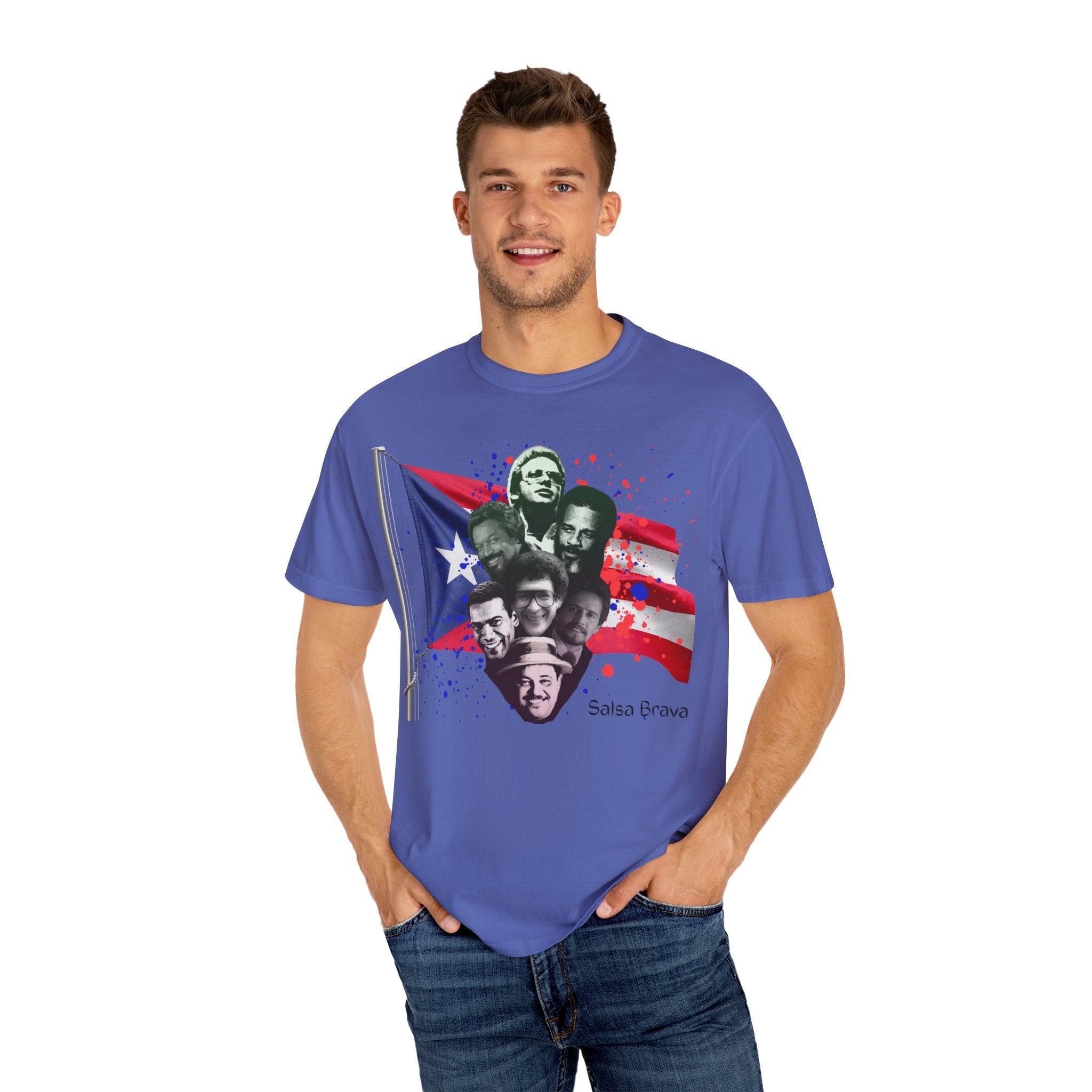 Salsa Brava T-Shirt, Vibrant Puerto Rican Pride Shirt, Gift for Salsa Lovers, Unisex Festival Tee, Caribbean Culture Apparel - Metamorphosis Creations