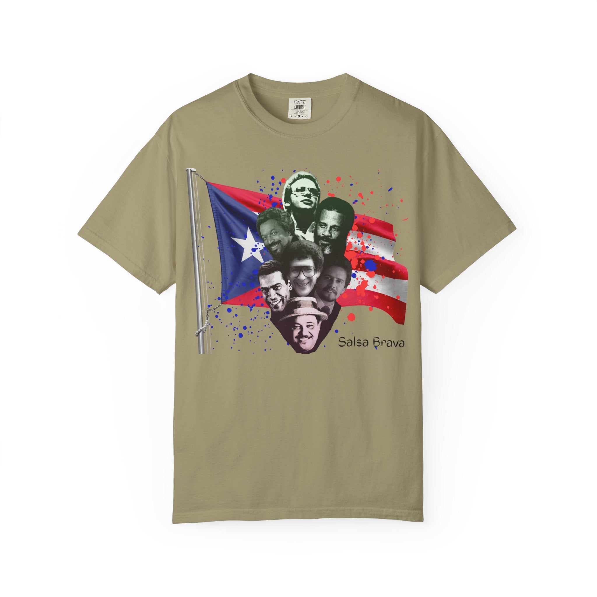 Salsa Brava T-Shirt, Vibrant Puerto Rican Pride Shirt, Gift for Salsa Lovers, Unisex Festival Tee, Caribbean Culture Apparel - Metamorphosis Creations