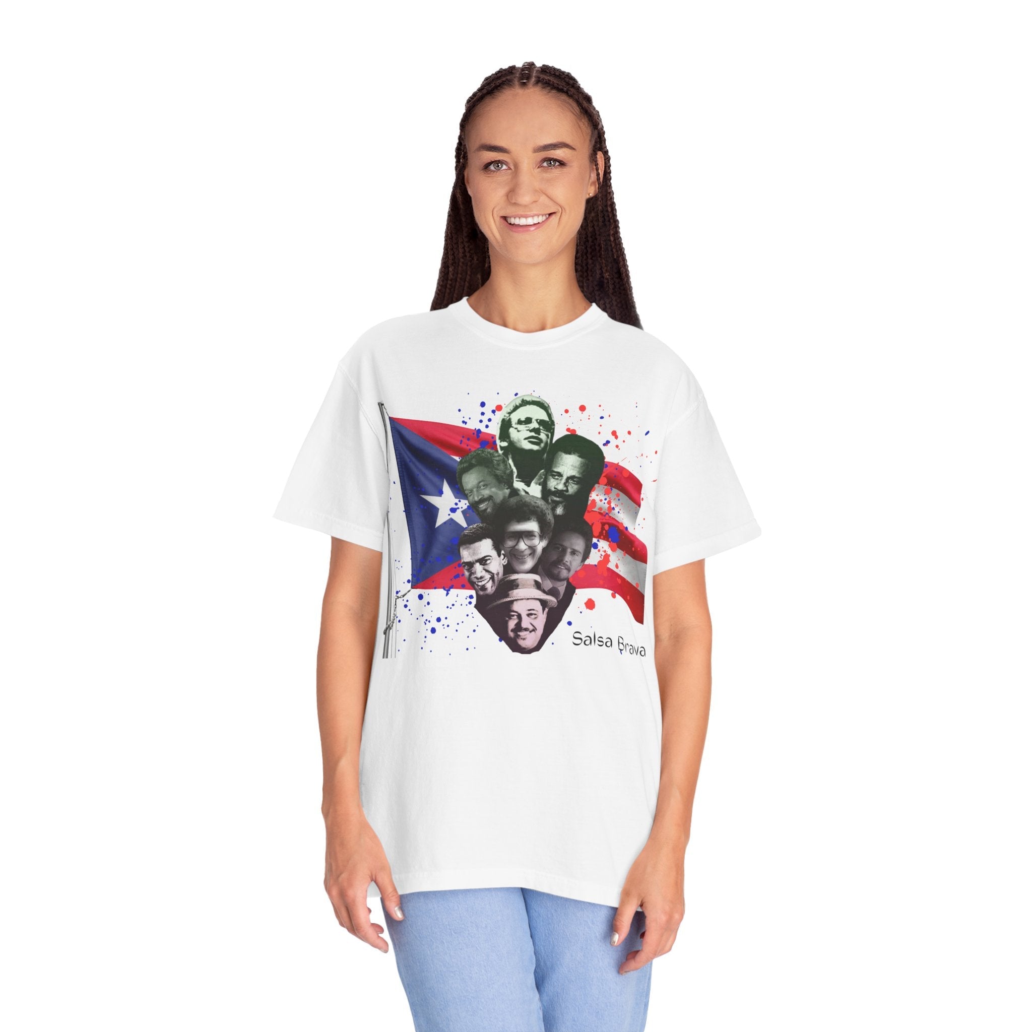 Salsa Brava T-Shirt, Vibrant Puerto Rican Pride Shirt, Gift for Salsa Lovers, Unisex Festival Tee, Caribbean Culture Apparel - Metamorphosis Creations