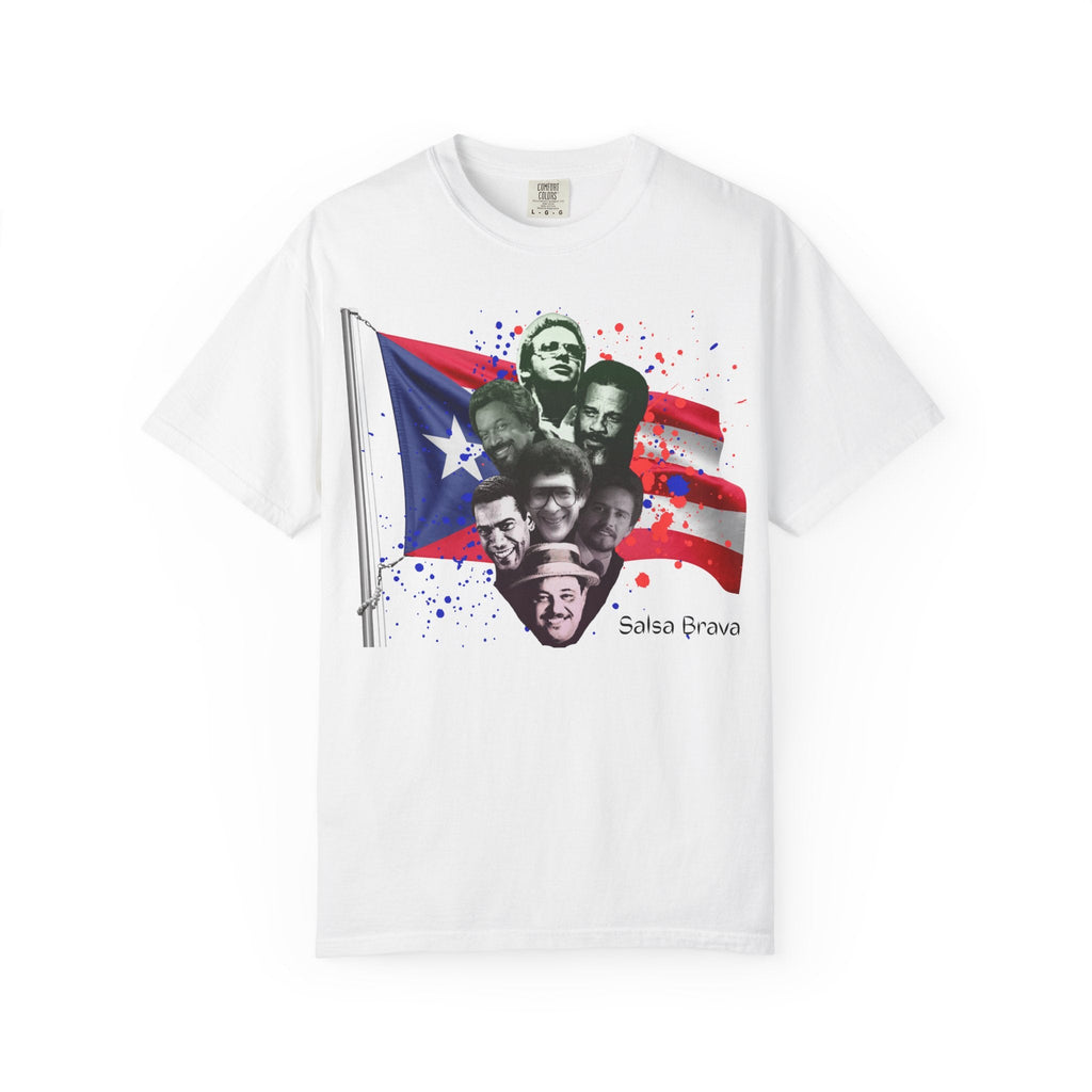 Salsa Brava T-Shirt, Vibrant Puerto Rican Pride Shirt, Gift for Salsa Lovers, Unisex Festival Tee, Caribbean Culture Apparel - Metamorphosis Creations