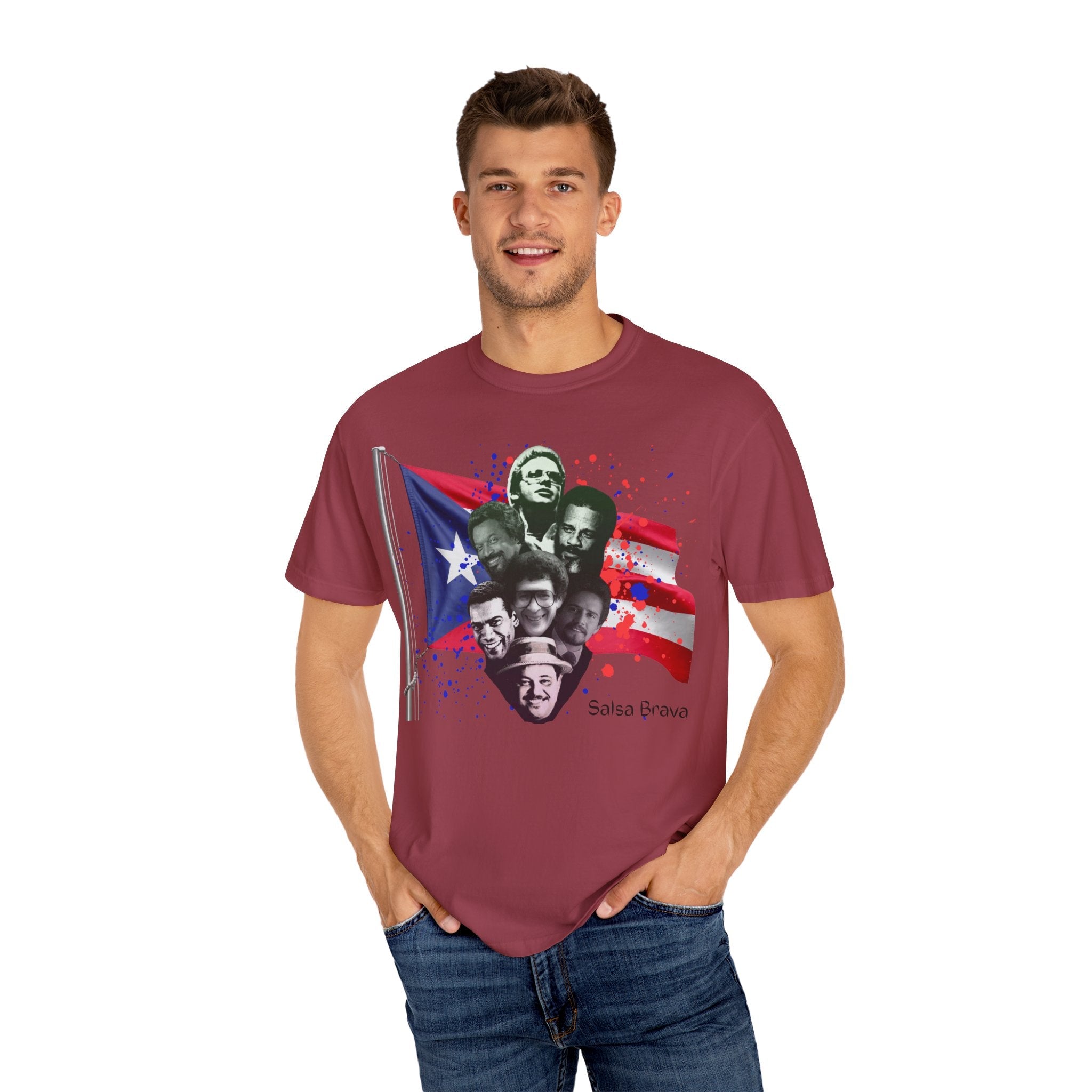 Salsa Brava T-Shirt, Vibrant Puerto Rican Pride Shirt, Gift for Salsa Lovers, Unisex Festival Tee, Caribbean Culture Apparel - Metamorphosis Creations