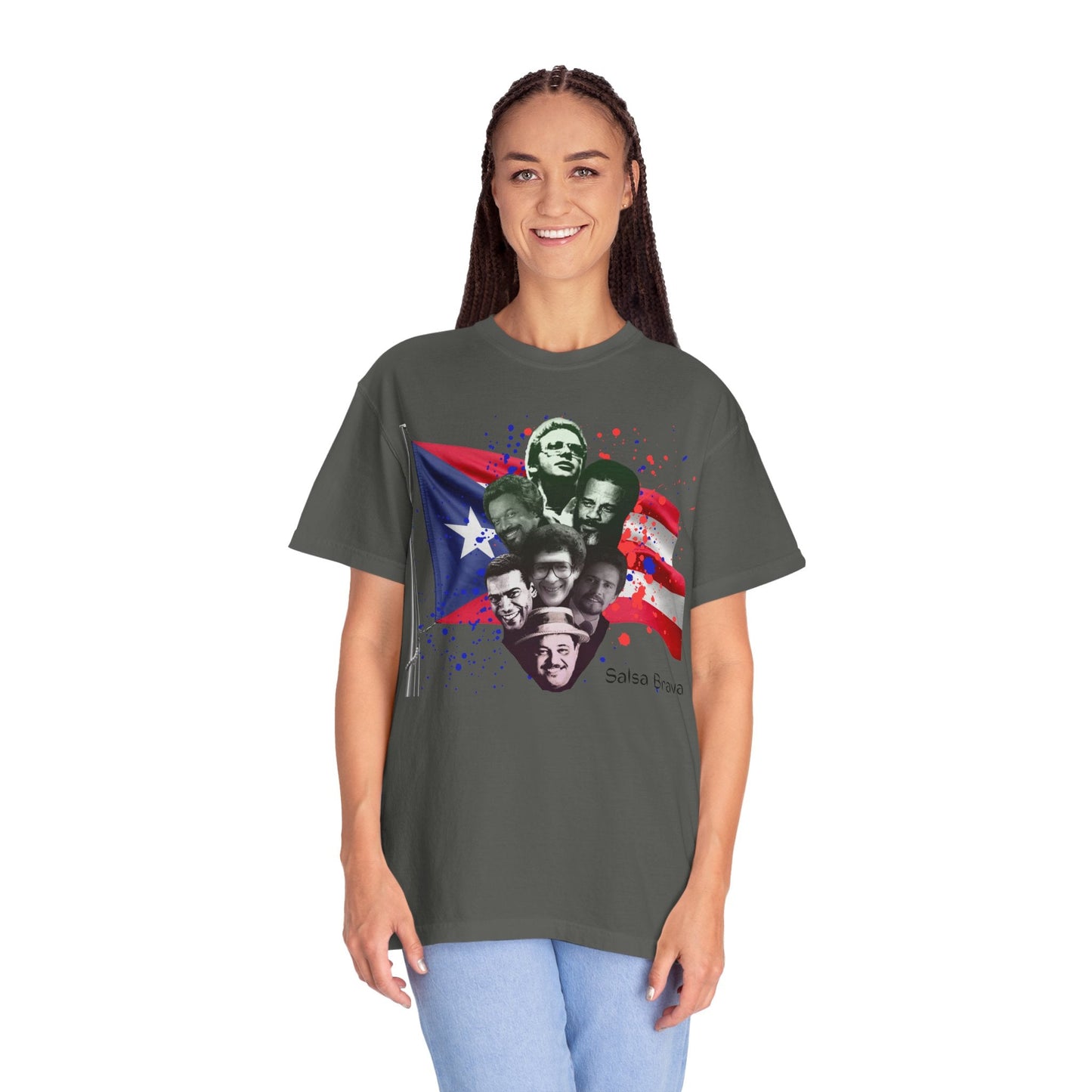 Salsa Brava T-Shirt, Vibrant Puerto Rican Pride Shirt, Gift for Salsa Lovers, Unisex Festival Tee, Caribbean Culture Apparel - Metamorphosis Creations