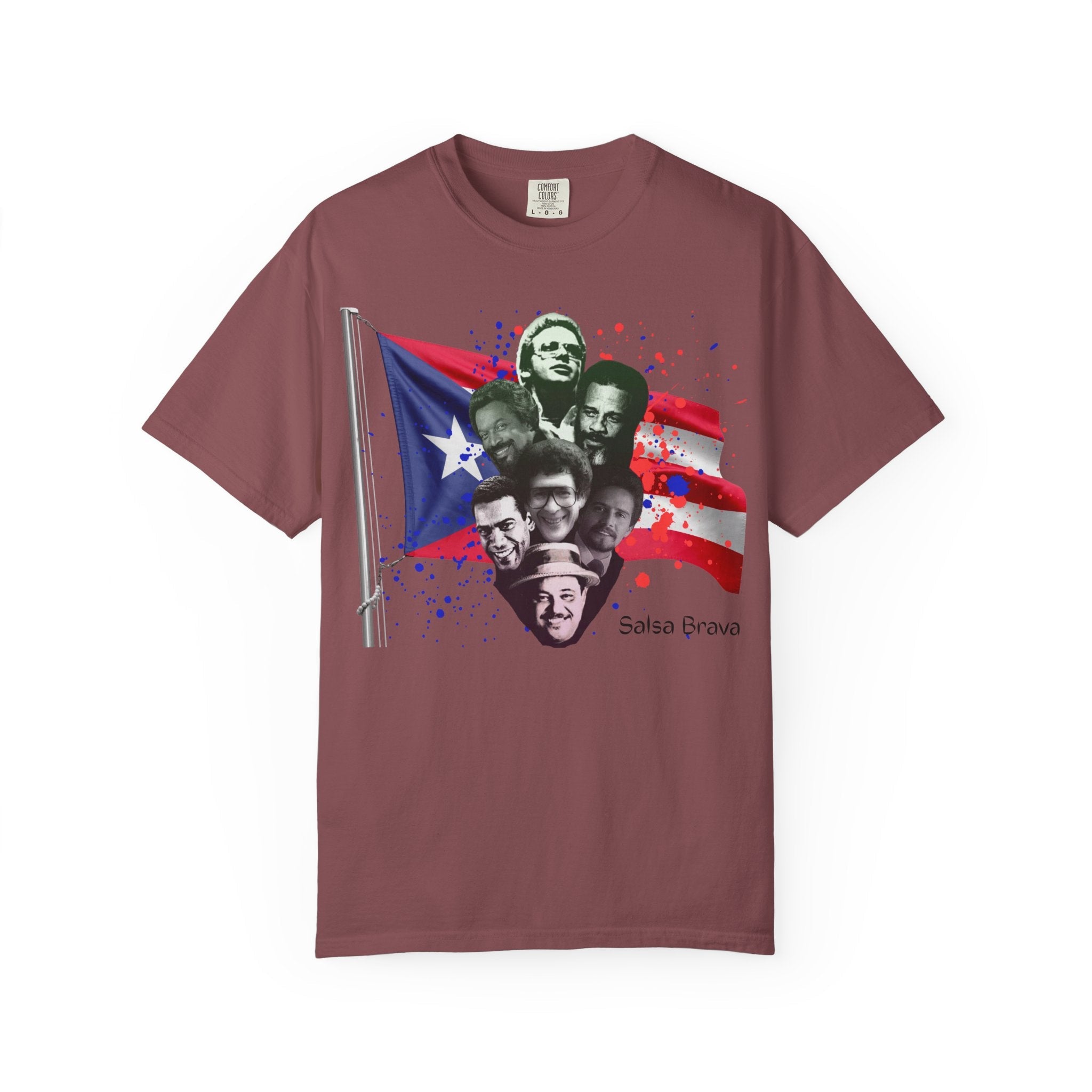 Salsa Brava T-Shirt, Vibrant Puerto Rican Pride Shirt, Gift for Salsa Lovers, Unisex Festival Tee, Caribbean Culture Apparel - Metamorphosis Creations