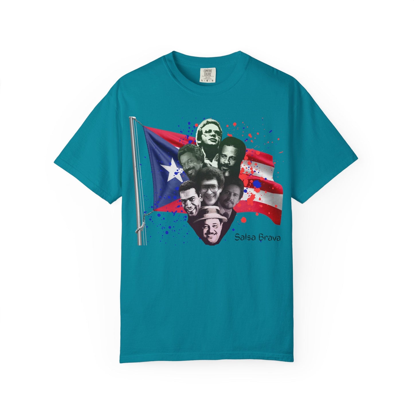 Salsa Brava T-Shirt, Vibrant Puerto Rican Pride Shirt, Gift for Salsa Lovers, Unisex Festival Tee, Caribbean Culture Apparel - Metamorphosis Creations