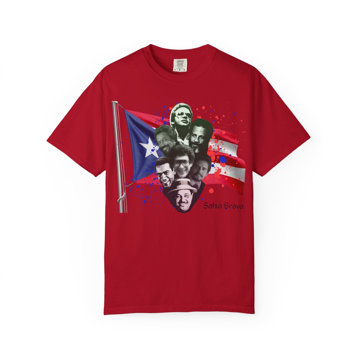 Salsa Brava T-Shirt, Vibrant Puerto Rican Pride Shirt, Gift for Salsa Lovers, Unisex Festival Tee, Caribbean Culture Apparel - Metamorphosis Creations