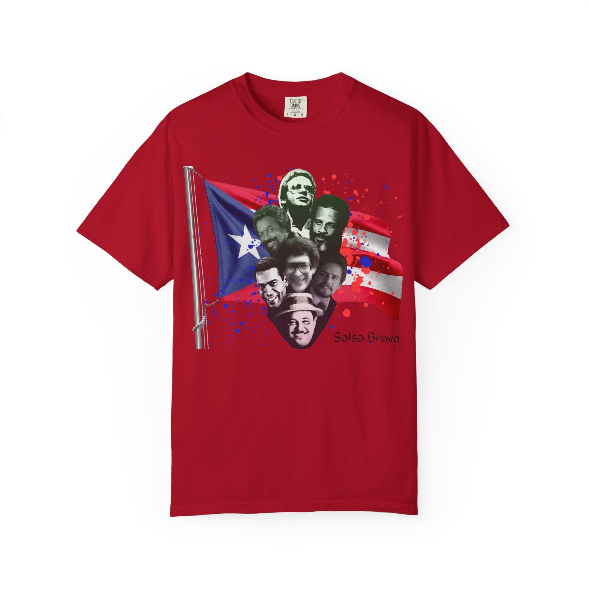Salsa Brava T-Shirt, Vibrant Puerto Rican Pride Shirt, Gift for Salsa Lovers, Unisex Festival Tee, Caribbean Culture Apparel - Metamorphosis Creations