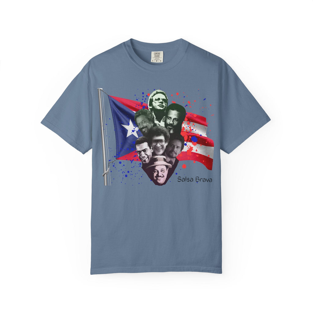 Salsa Brava T-Shirt, Vibrant Puerto Rican Pride Shirt, Gift for Salsa Lovers, Unisex Festival Tee, Caribbean Culture Apparel - Metamorphosis Creations