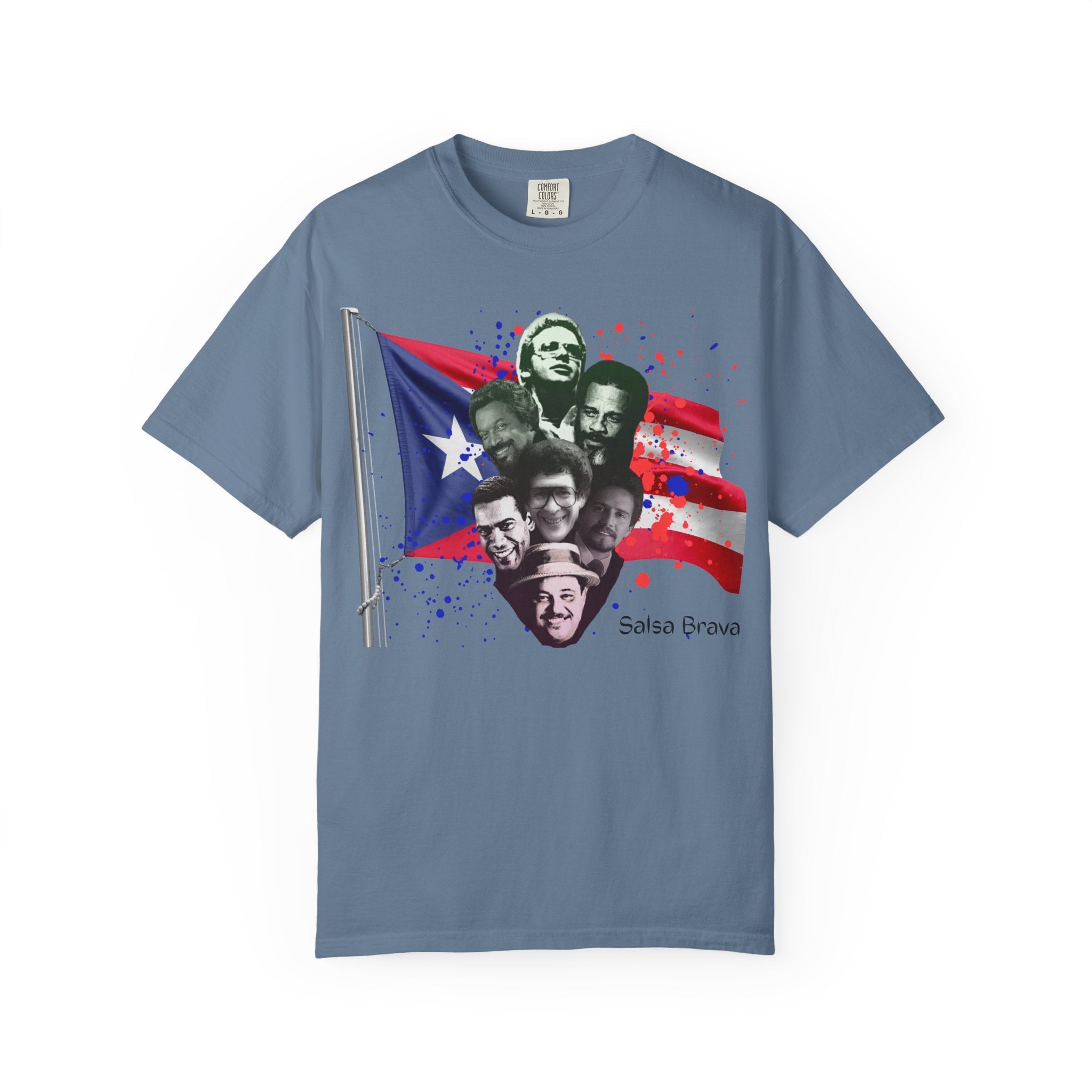 Salsa Brava T-Shirt, Vibrant Puerto Rican Pride Shirt, Gift for Salsa Lovers, Unisex Festival Tee, Caribbean Culture Apparel - Metamorphosis Creations