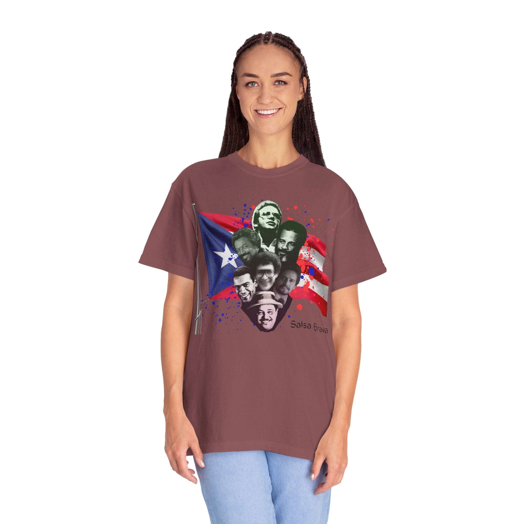 Salsa Brava T-Shirt, Vibrant Puerto Rican Pride Shirt, Gift for Salsa Lovers, Unisex Festival Tee, Caribbean Culture Apparel - Metamorphosis Creations