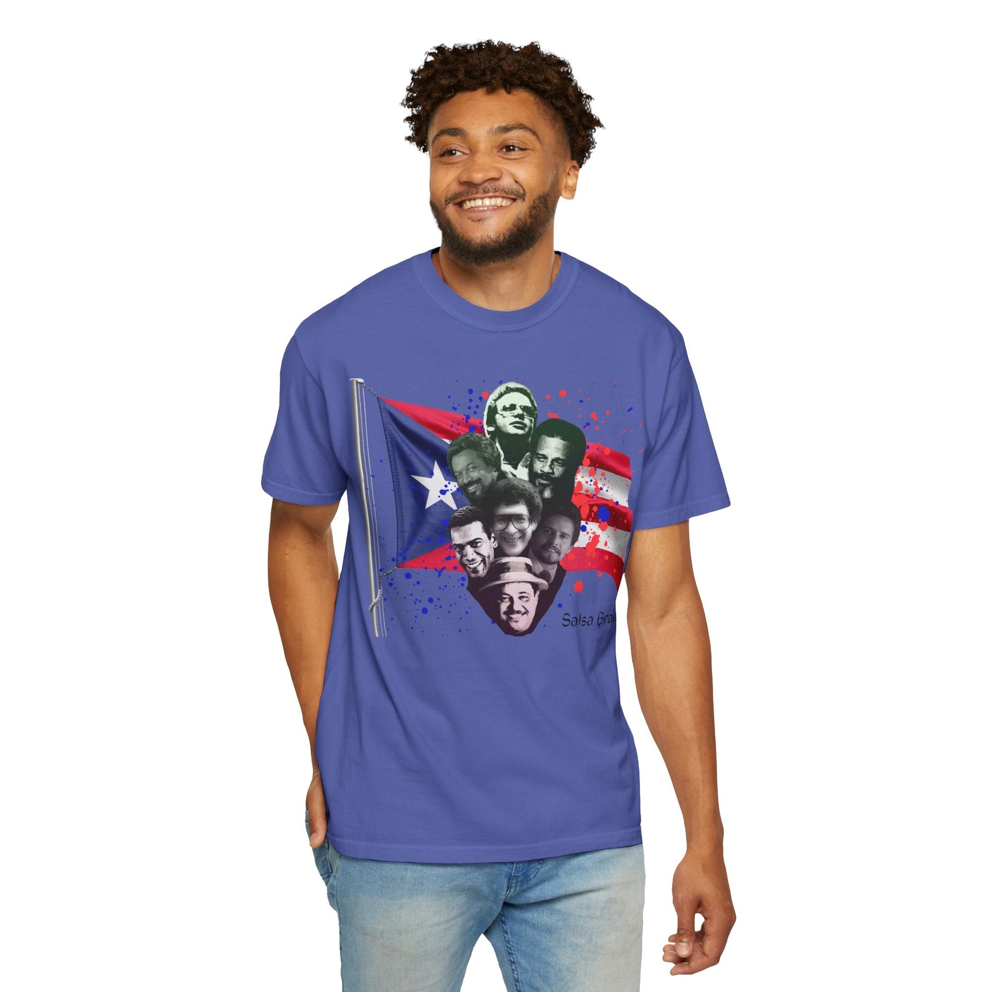 Salsa Brava T-Shirt, Vibrant Puerto Rican Pride Shirt, Gift for Salsa Lovers, Unisex Festival Tee, Caribbean Culture Apparel - Metamorphosis Creations