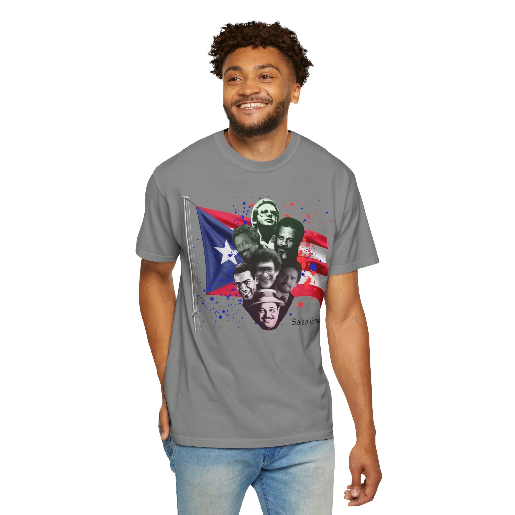 Salsa Brava T-Shirt, Vibrant Puerto Rican Pride Shirt, Gift for Salsa Lovers, Unisex Festival Tee, Caribbean Culture Apparel - Metamorphosis Creations