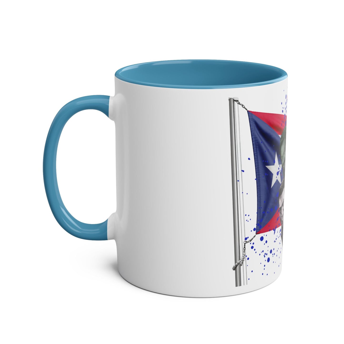 Salsa Inspired Two - Tone Coffee Mug, 11oz, Cuban Culture Mug, Gift for Music Lovers, Colorful Cafe Mug, Party Drinkware - Metamorphosis Creations
