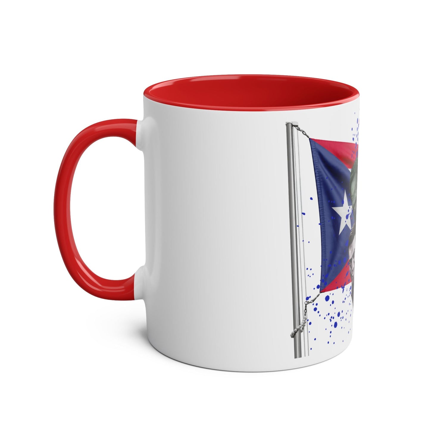 Salsa Inspired Two - Tone Coffee Mug, 11oz, Cuban Culture Mug, Gift for Music Lovers, Colorful Cafe Mug, Party Drinkware - Metamorphosis Creations