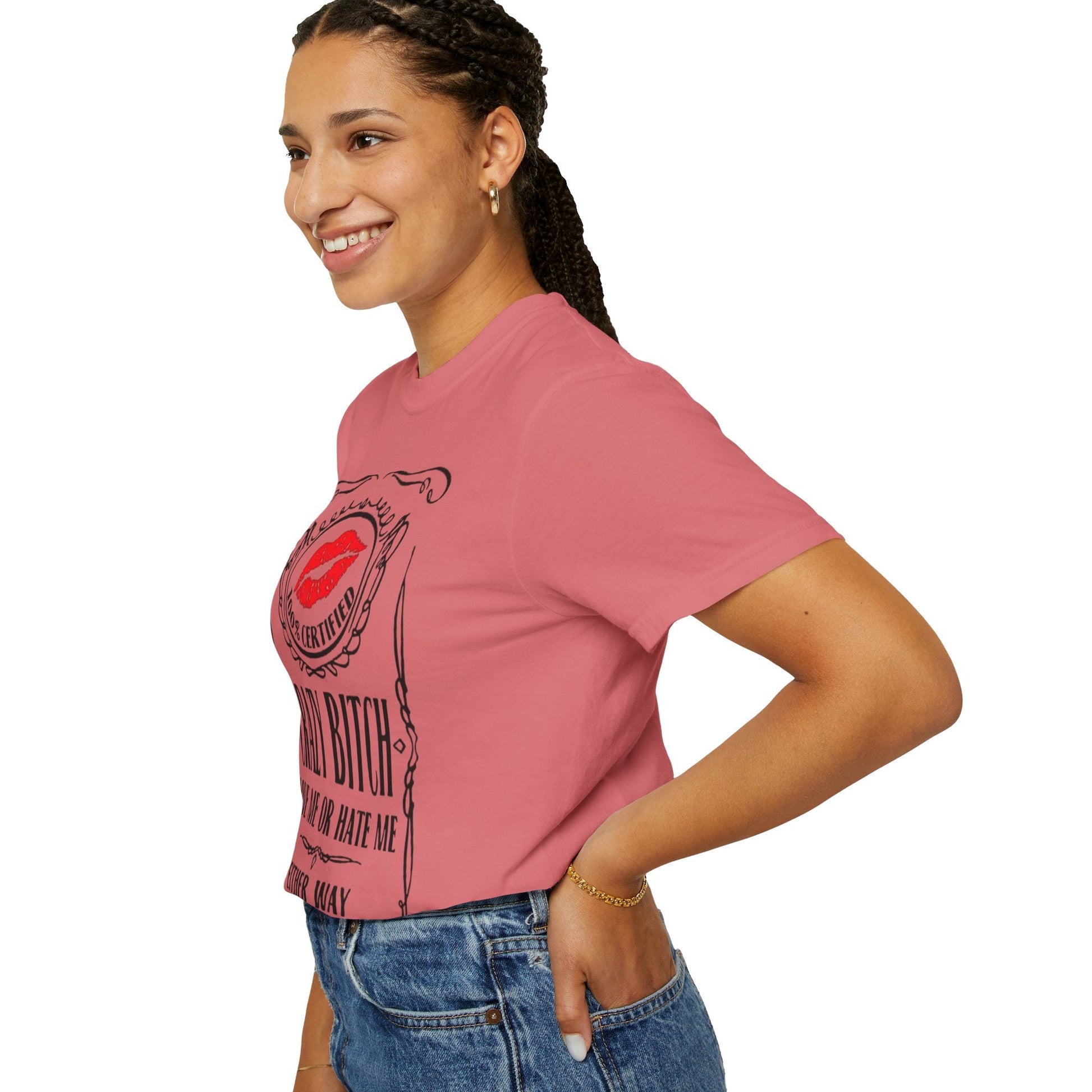Sarcasm in Style – Funny Graphic Tee" Crazy Bitch Unisex T-Shirt | Fun Casual Wear, Gift for Friends, Birthday Humor Tee, Playful Statement Shirt, - Metamorphosis Creations