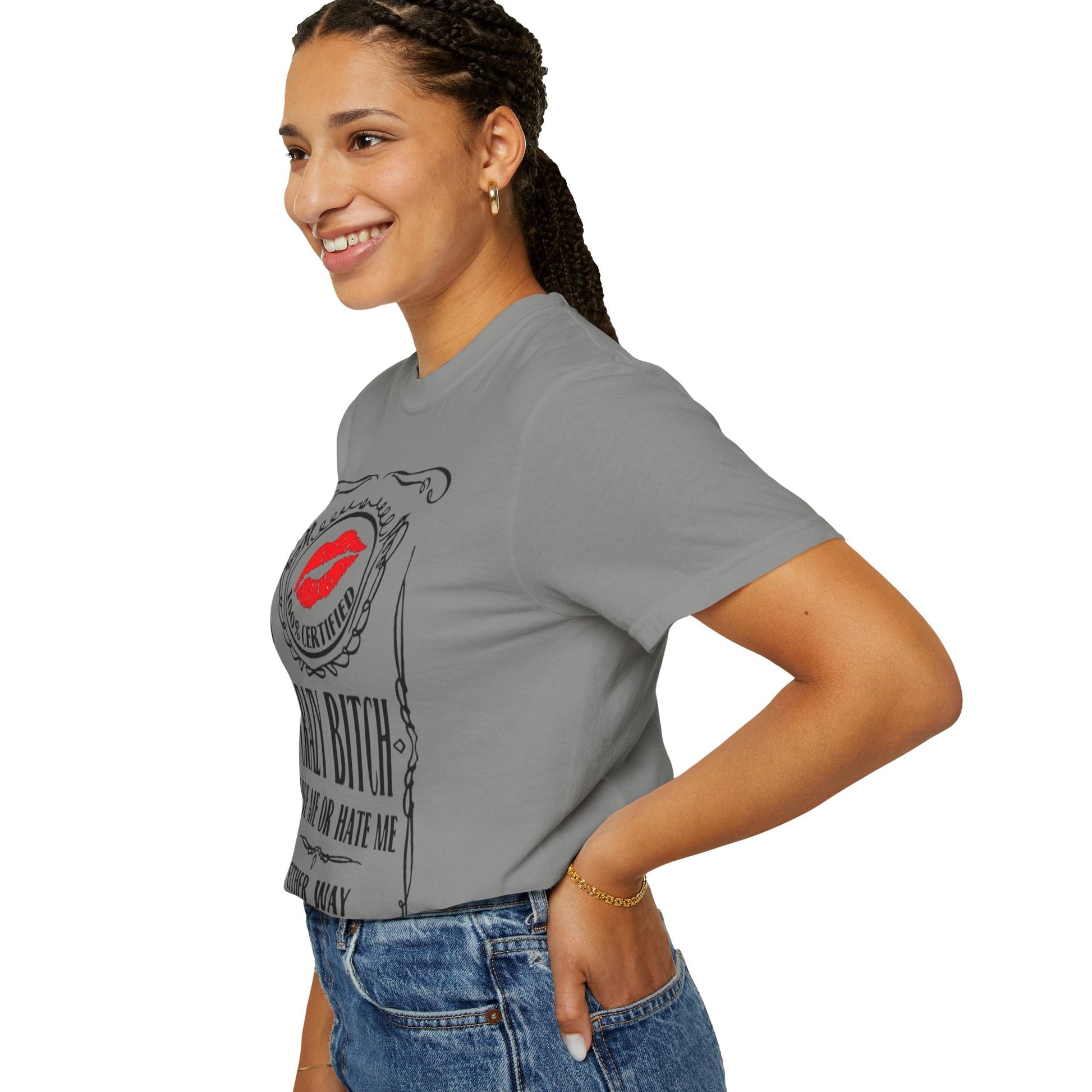 Sarcasm in Style – Funny Graphic Tee" Crazy Bitch Unisex T-Shirt | Fun Casual Wear, Gift for Friends, Birthday Humor Tee, Playful Statement Shirt, - Metamorphosis Creations