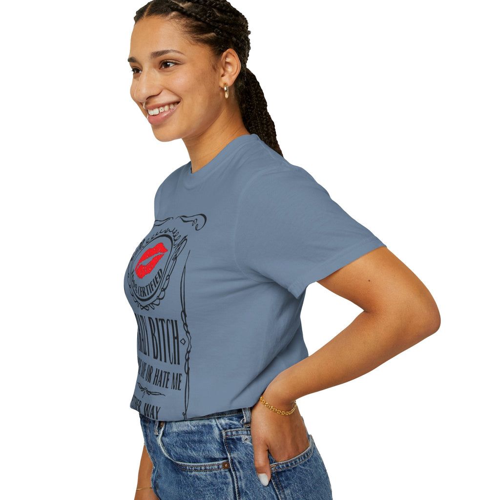 Sarcasm in Style – Funny Graphic Tee" Crazy Bitch Unisex T-Shirt | Fun Casual Wear, Gift for Friends, Birthday Humor Tee, Playful Statement Shirt, - Metamorphosis Creations